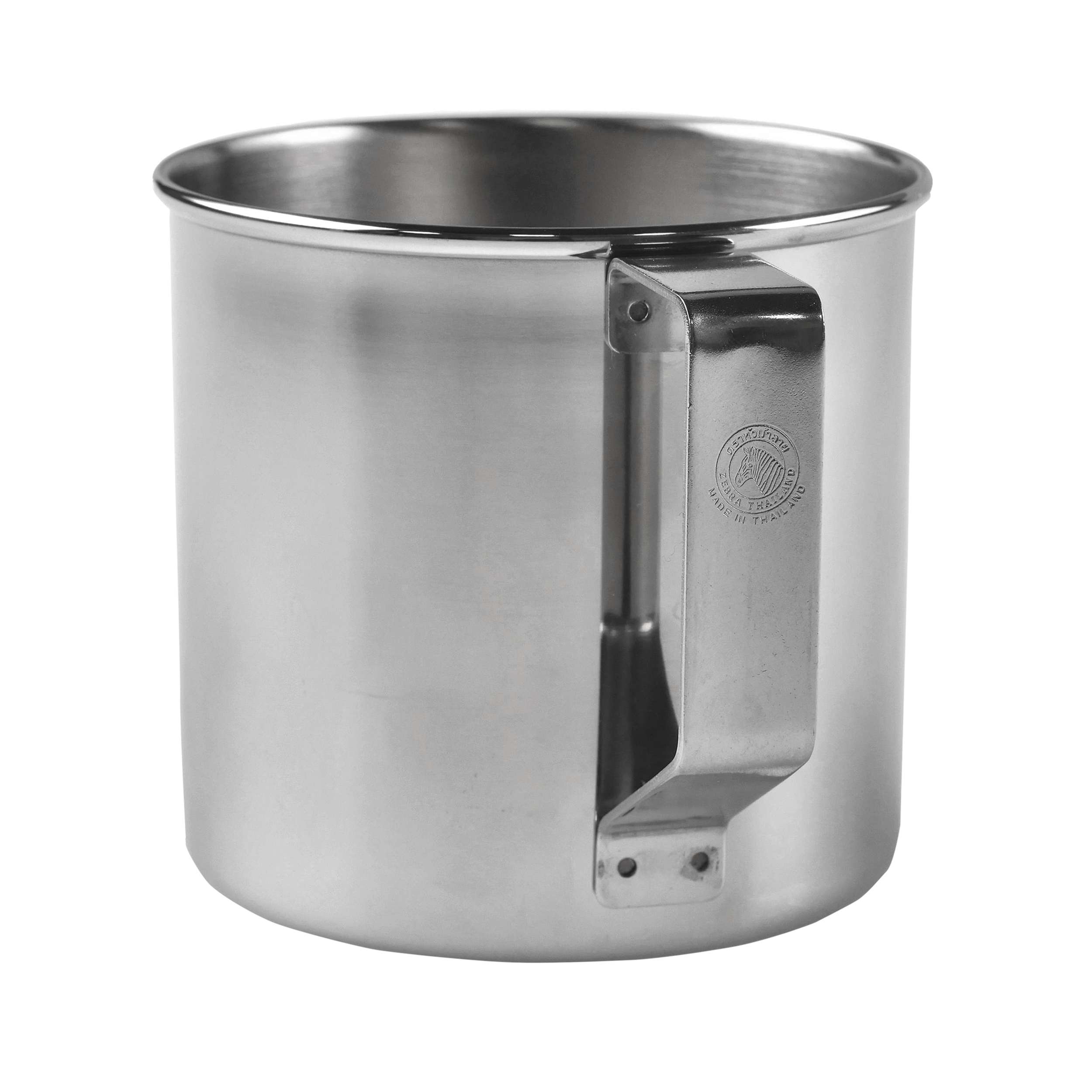 Kubek stalowy Zebra Thailand 10 cm - obrazek 2