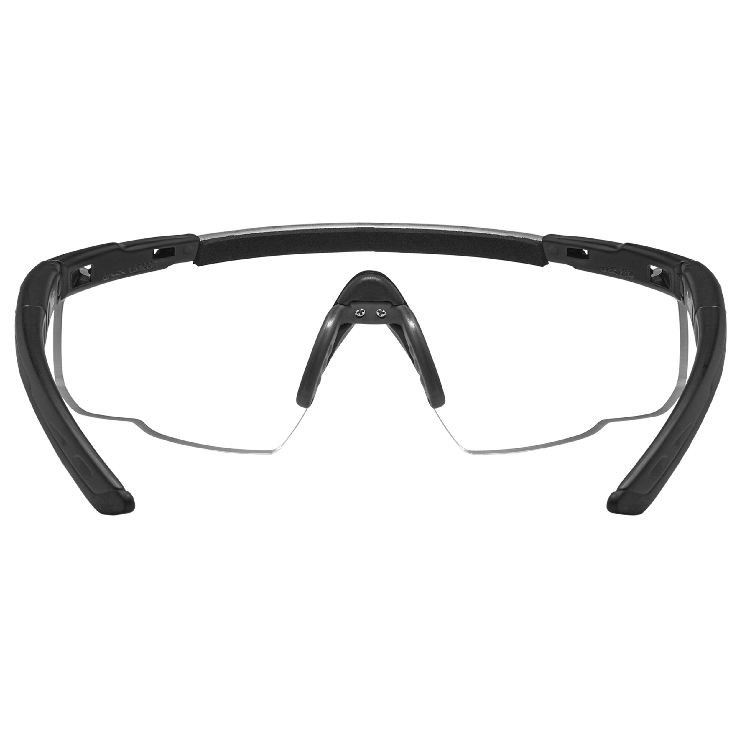 Okulary taktyczne Wiley X Saber Advanced 303 clear, czarne oprawki - obrazek 2