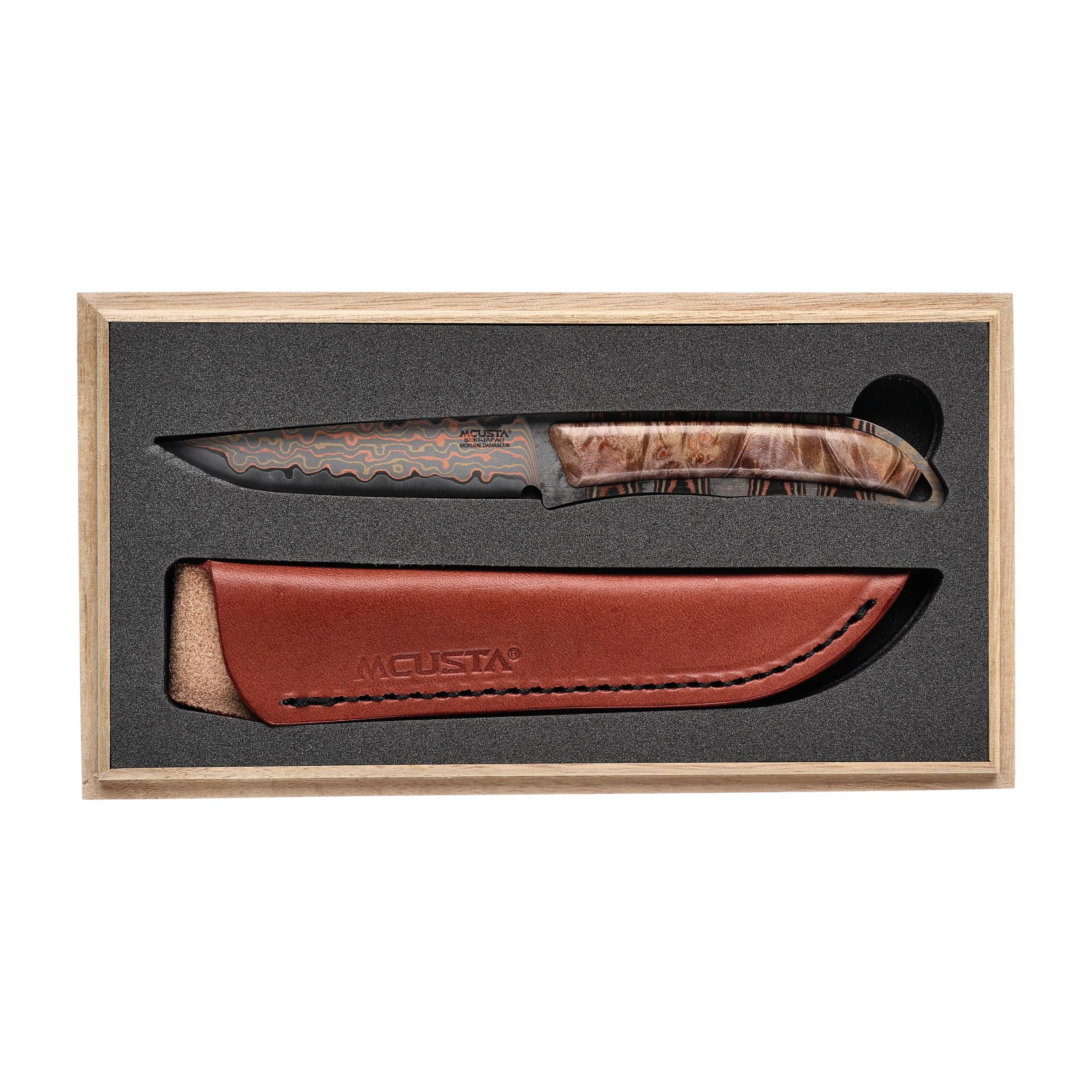 Nóż Mcusta Mokume ze stałą klingą - obrazek 7