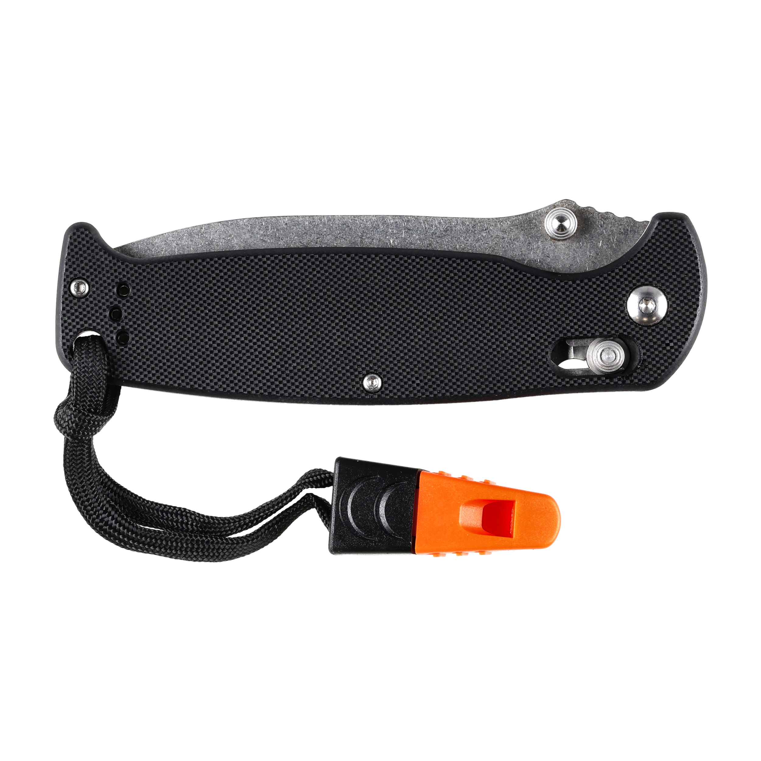 Nóż składany Ganzo G7412-BK-WS z gwizdkiem - obrazek 4