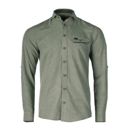Koszula męska Tagart Boar slim zielona S