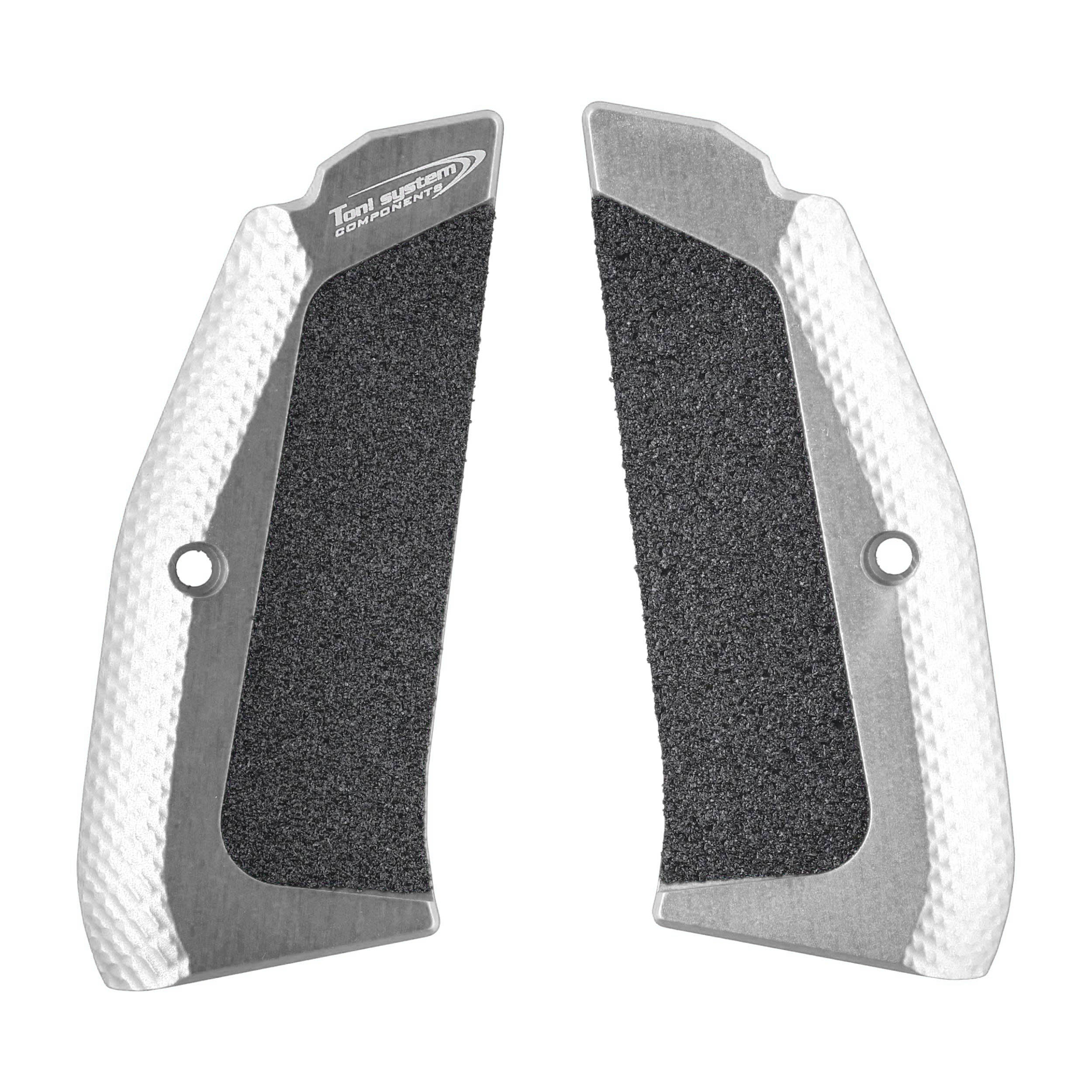 Długie okładziny Toni System do pistoletów CZ srebrne