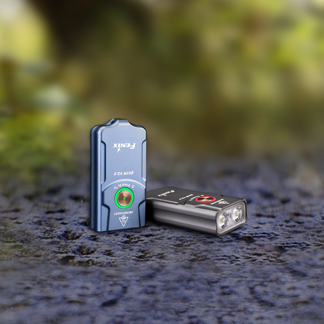 Latarka LED Fenix E03R V2.0 niebieska - obrazek 7