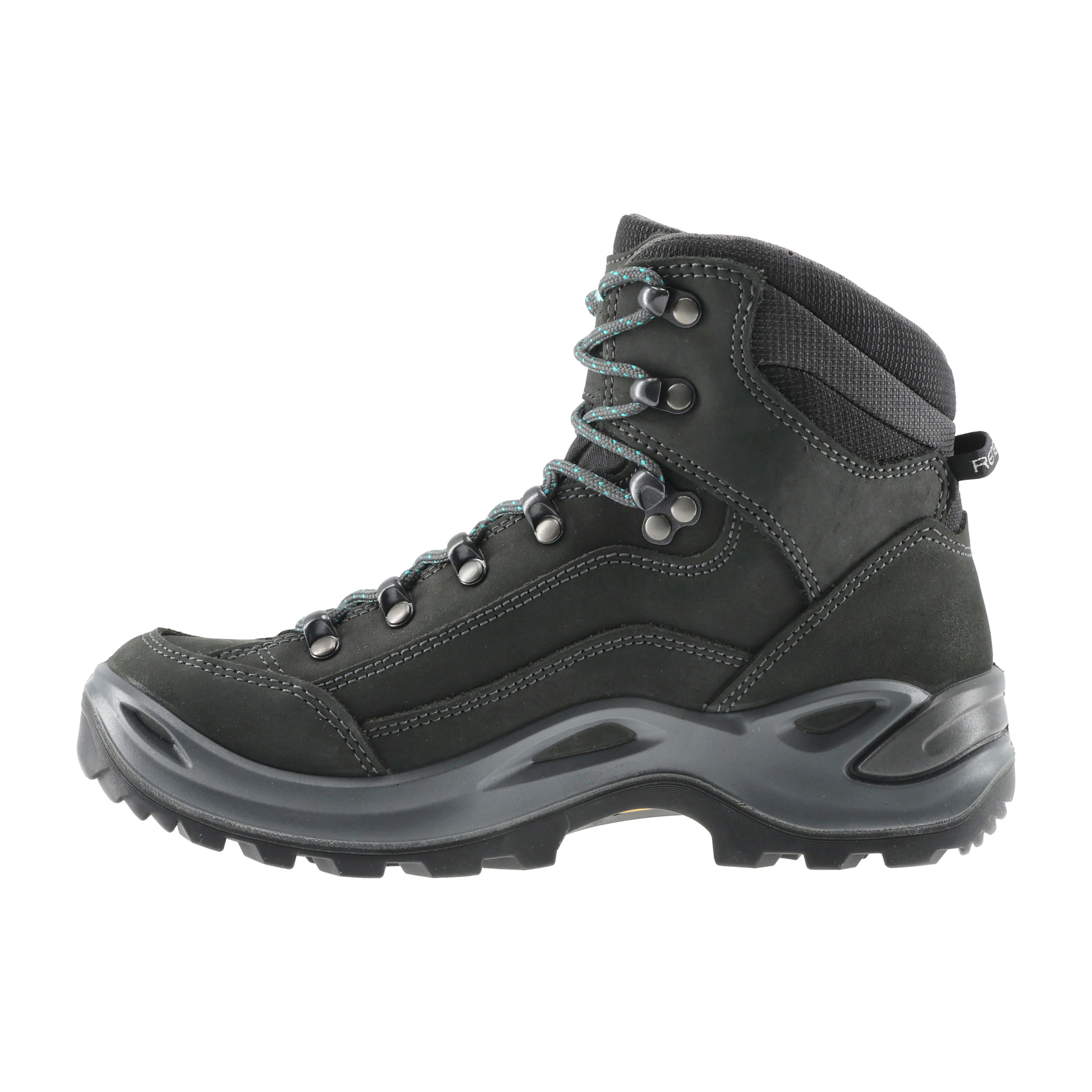 Buty damskie LOWA Renegade GTX mid WS czarno/turkusowe 36 - obrazek 3