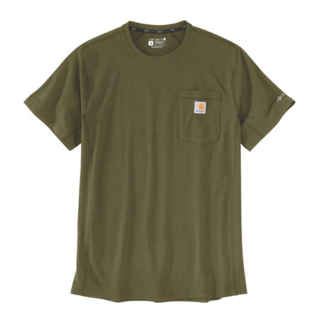 Koszulka Carhartt Force MW - dark bronzed green L