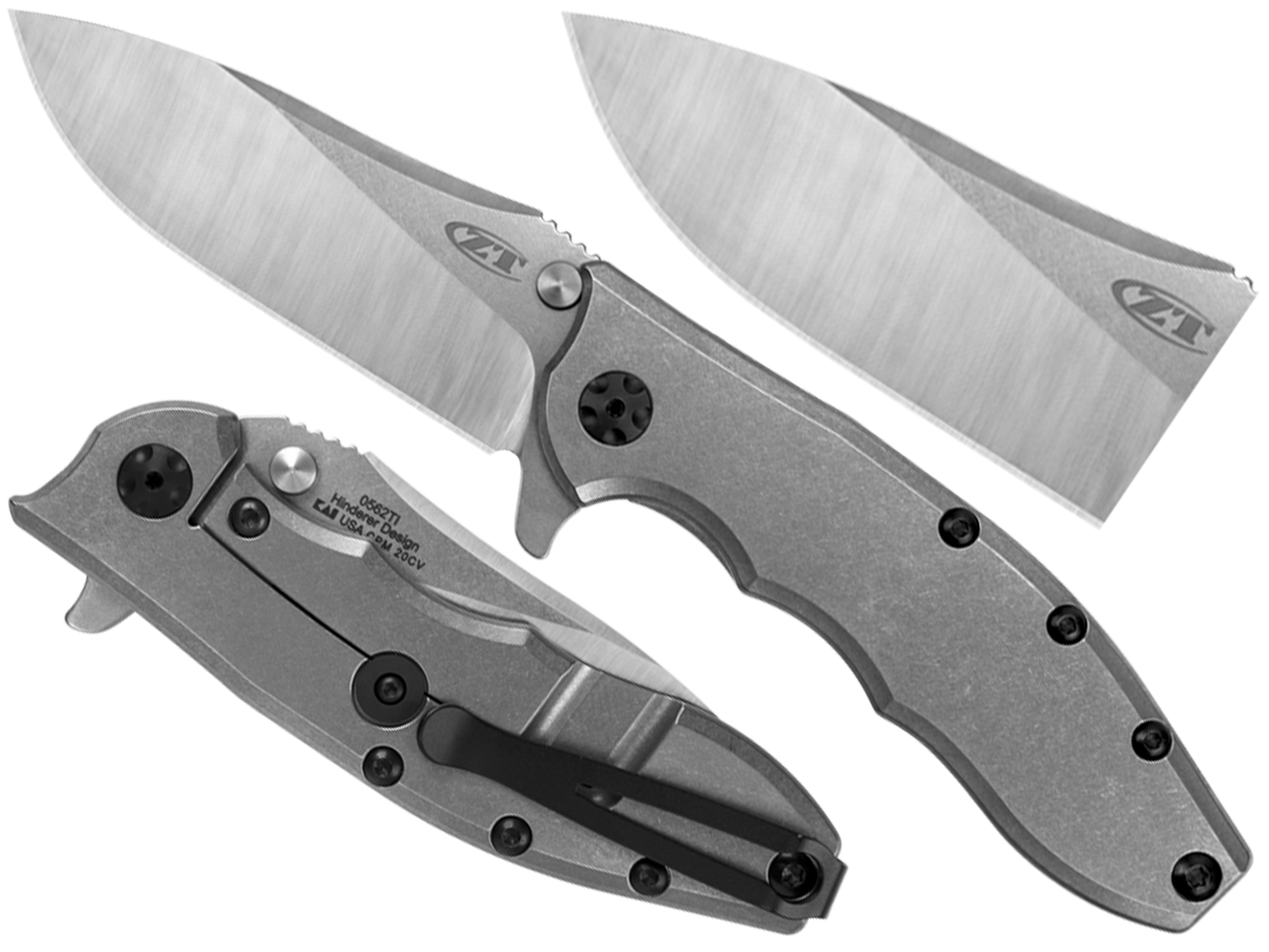 Nóż składany Zero Tolerance ZT Hinderer 0562TI - obrazek 6