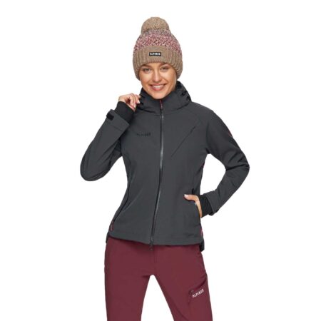 Kurtka damska Alpinus Softshell Minthi grafitowa M