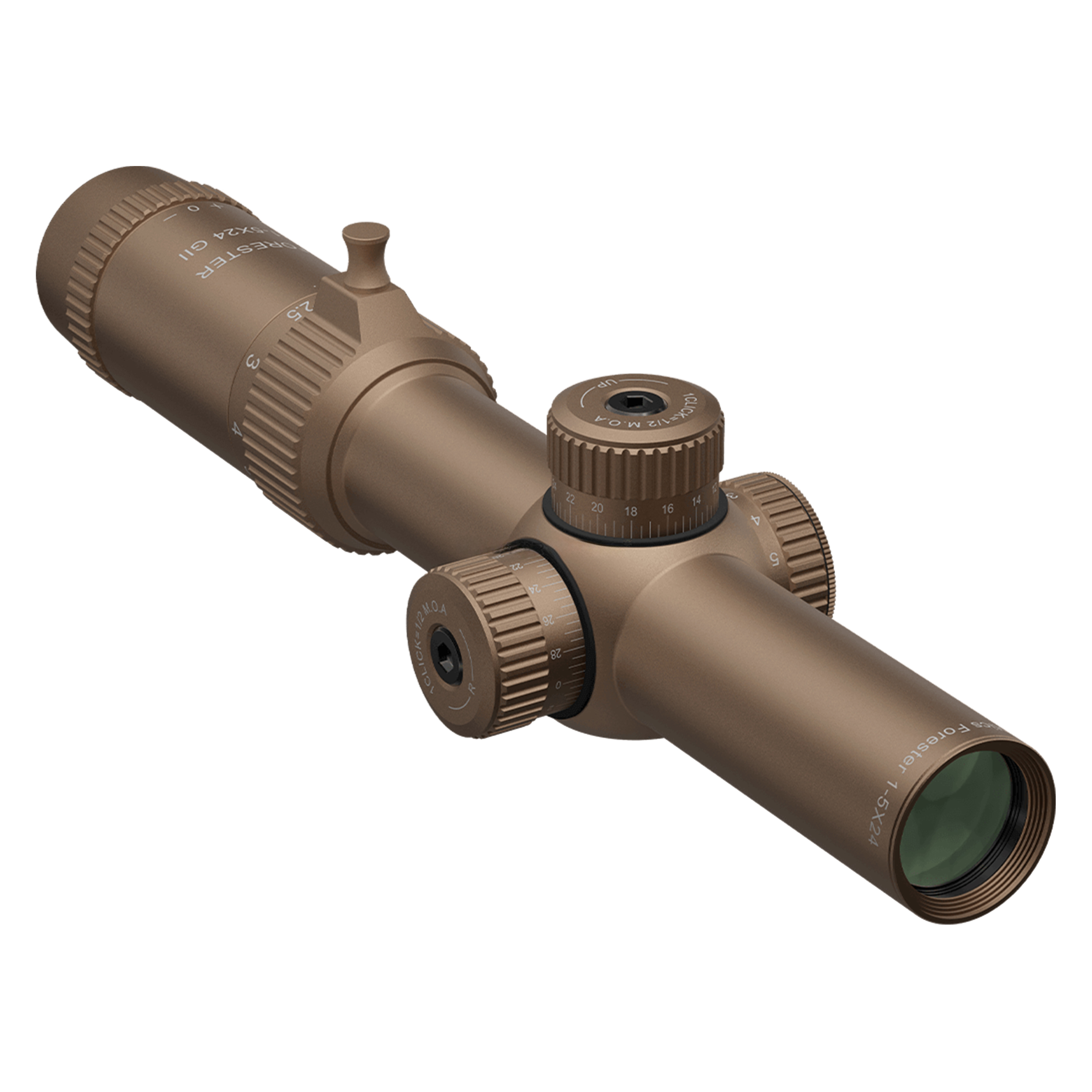 Luneta Vector Optics Forester 1-5x24 FDE SFP 30 mm SCOC-32 - obrazek 5