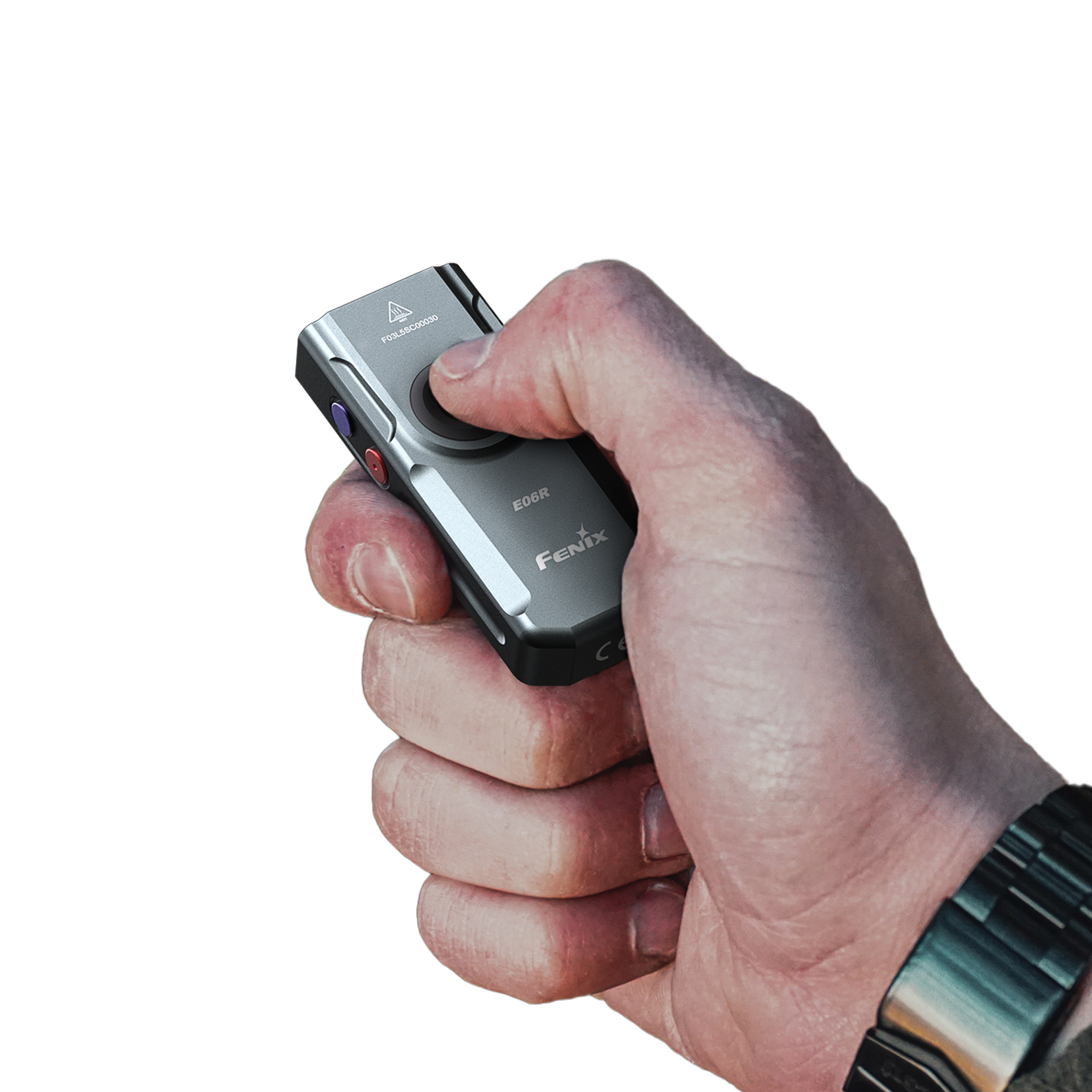 Latarka LED Fenix E06R szara - obrazek 6