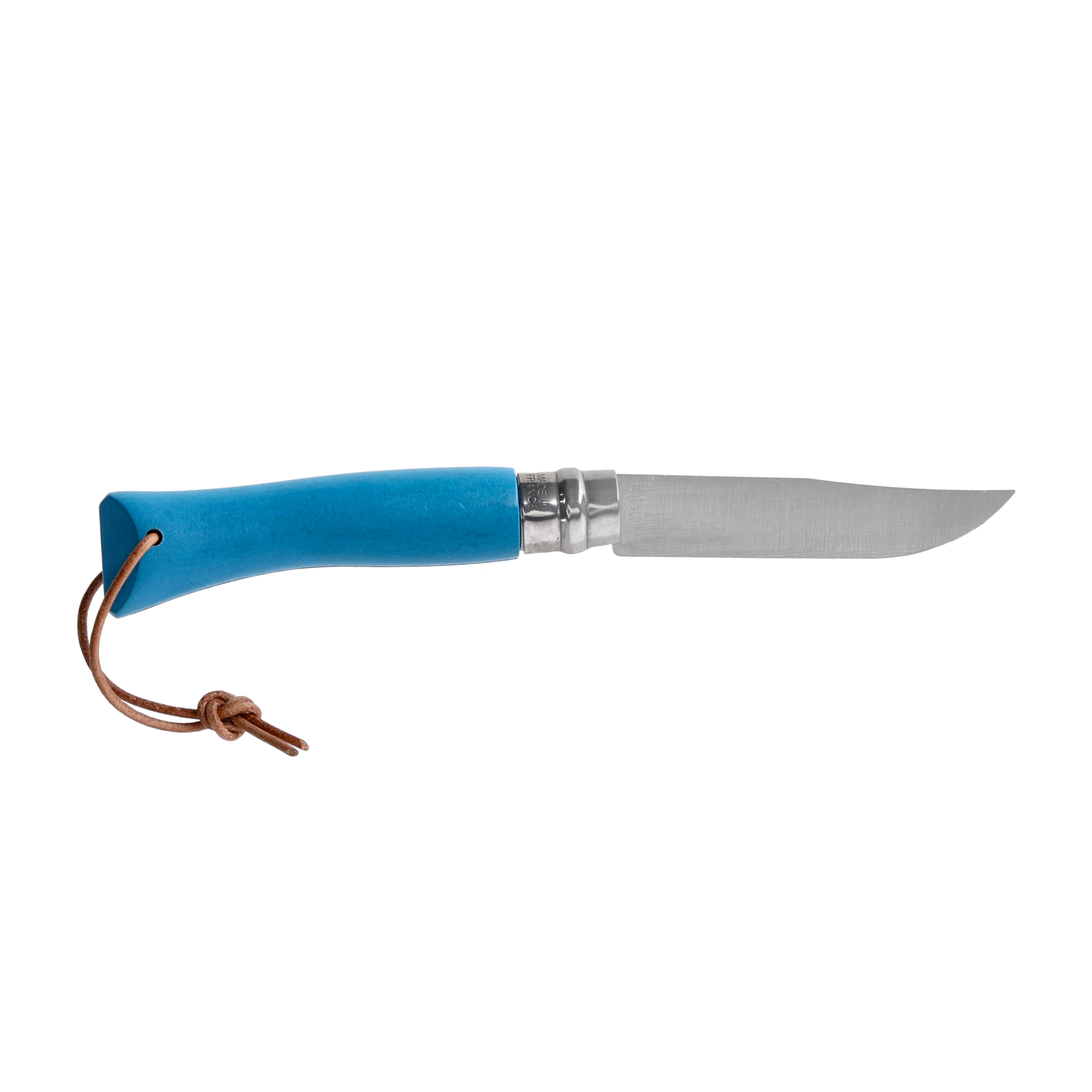 Nóż składany Opinel Colorama 07 inox grab niebieski - obrazek 2