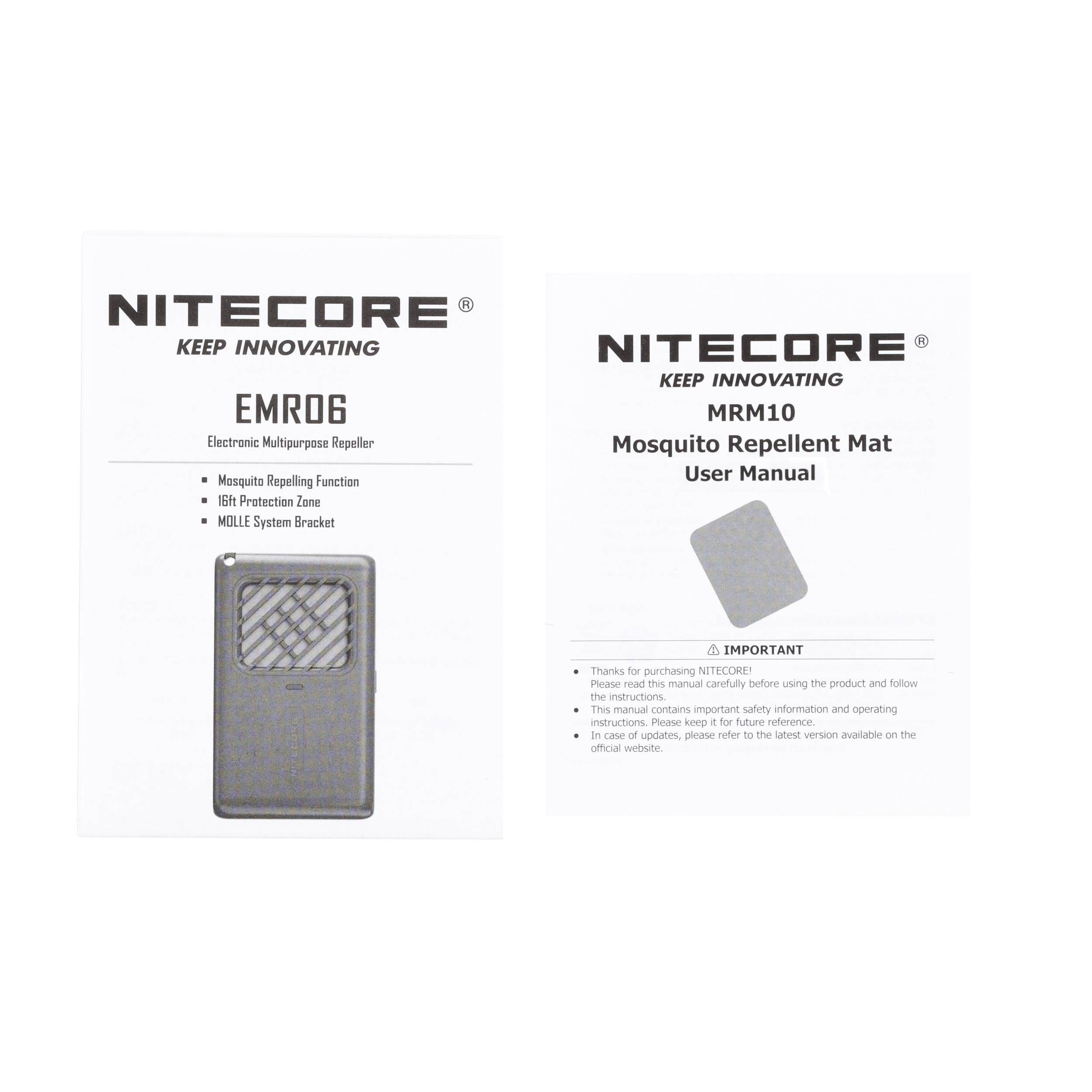 Odstraszacz komarów Nitecore EMR06 czarny - obrazek 7