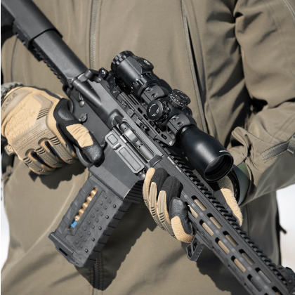 Montaż jednoczęściowy, wysoki, szybki Leapers UTG Accu-Sync 30/22 cantilever 34 mm czarny - obrazek 5