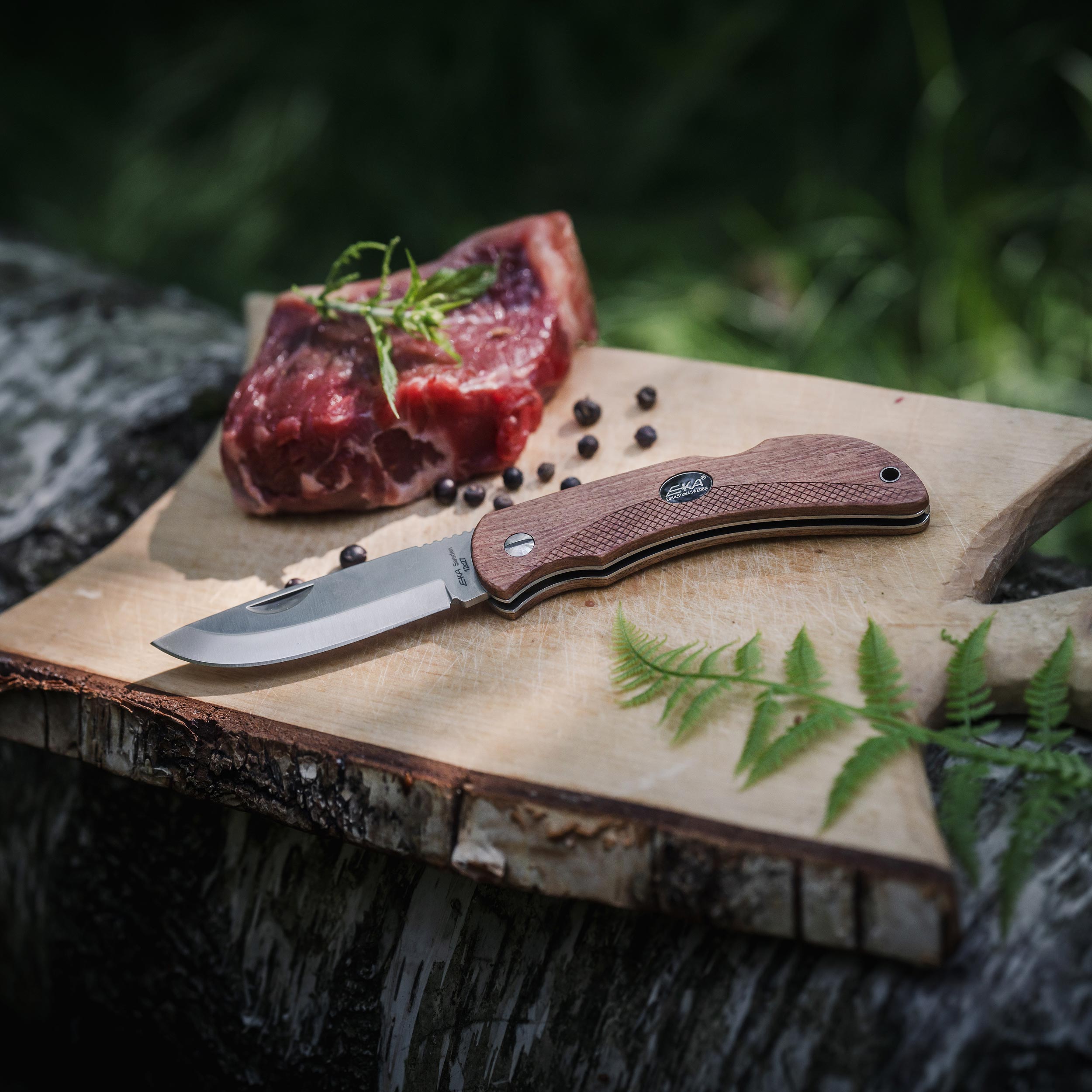 Nóż myśliwski składany Eka Swede 10 wood - obrazek 8