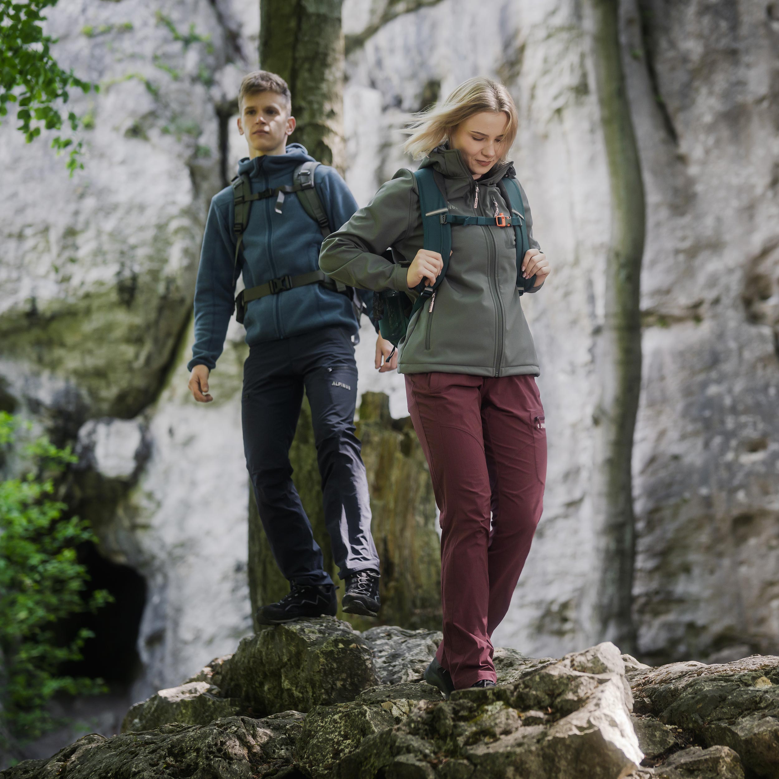 Kurtka damska Alpinus Softshell Bergamo grafitowa M - obrazek 10