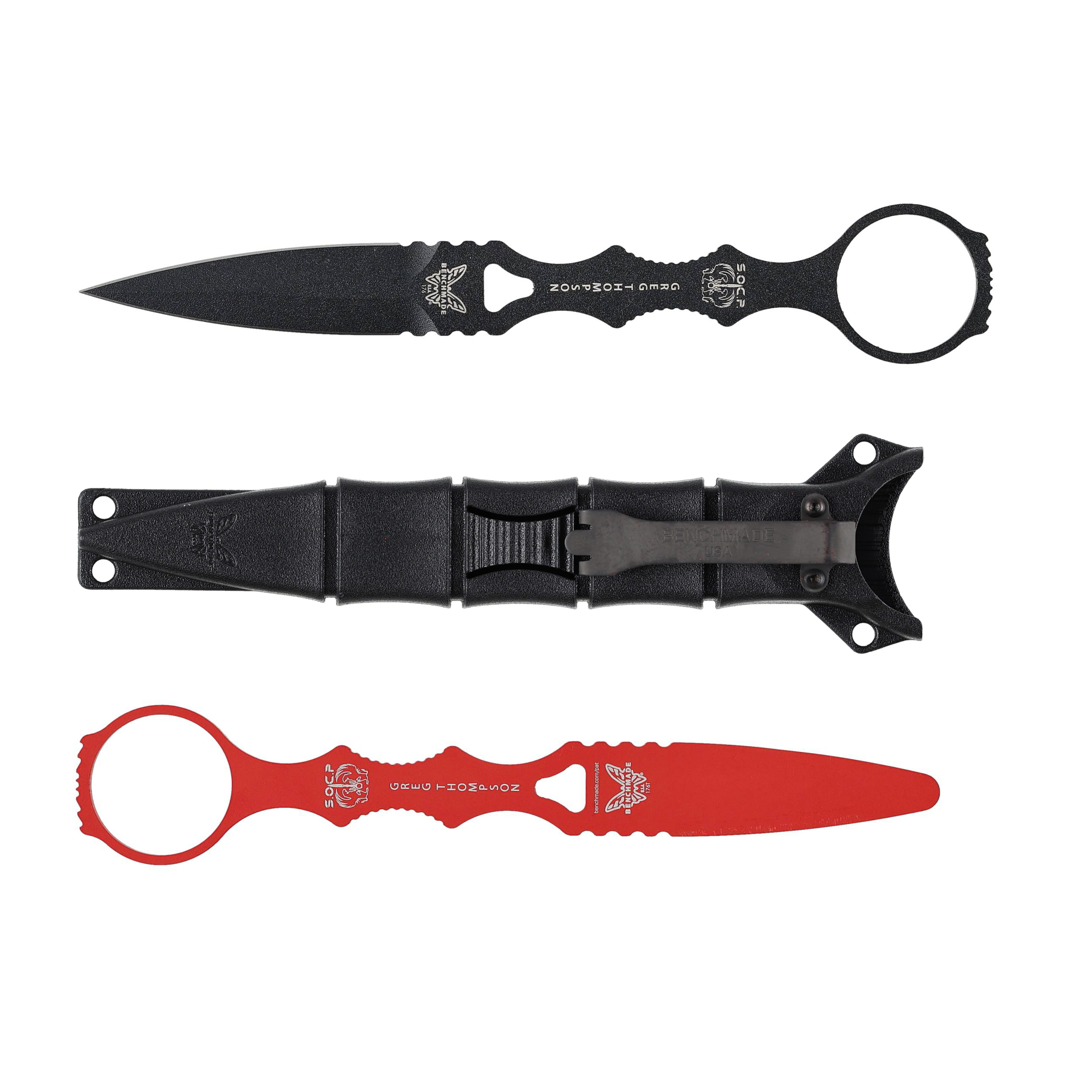 Nóż treningowy Benchmade 176BK-Combo SOCP Dagger - obrazek 5