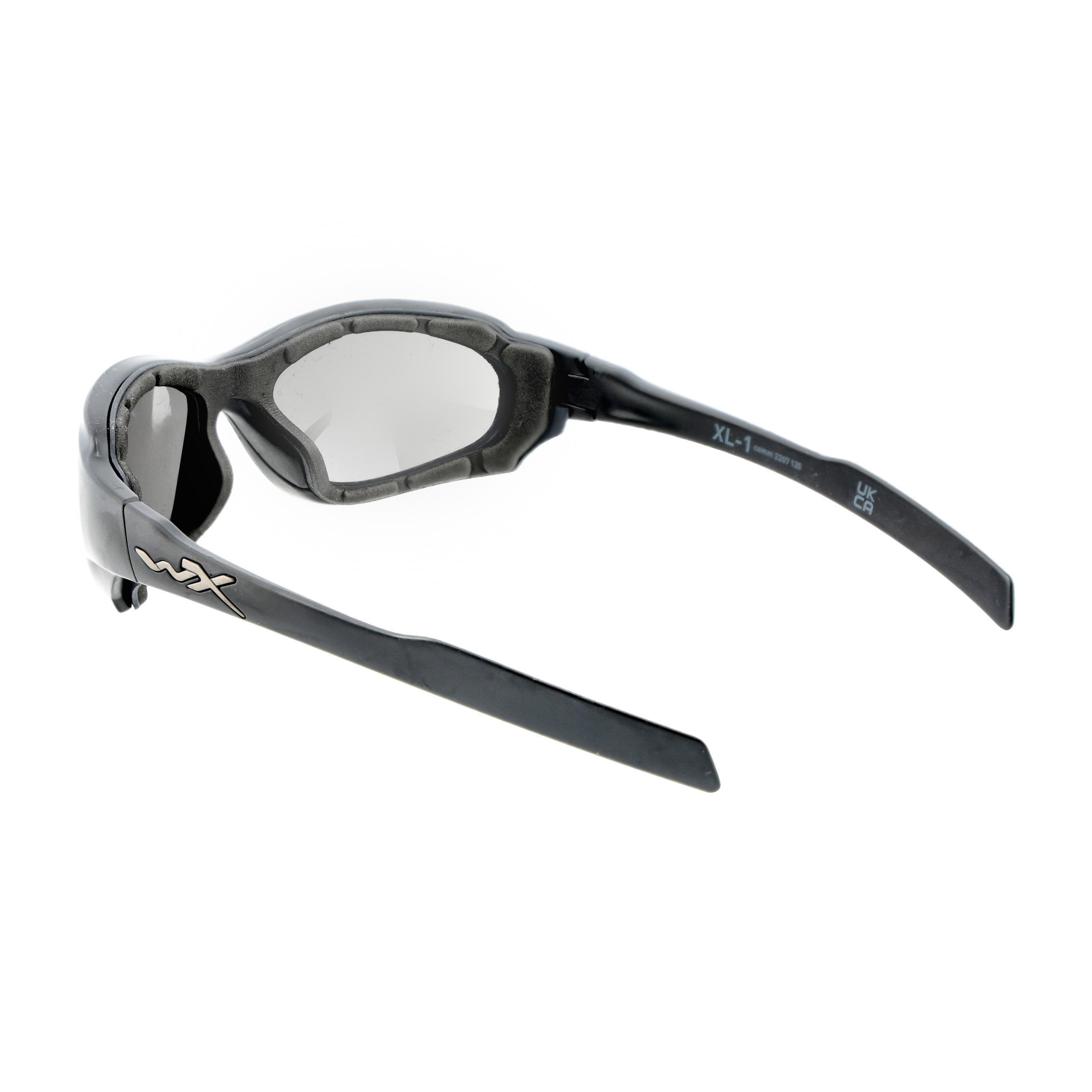 Okulary taktyczne Wiley X XL-1 Advanced Comm 2.5 grey / clear, czarne oprawki - obrazek 2