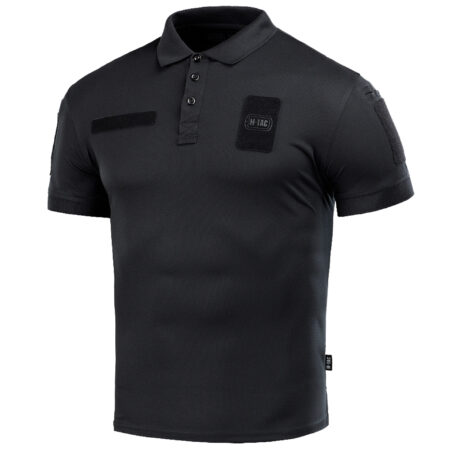 Koszulka polo męska M-Tac Elite Tactical Coolmax czarna 3XL