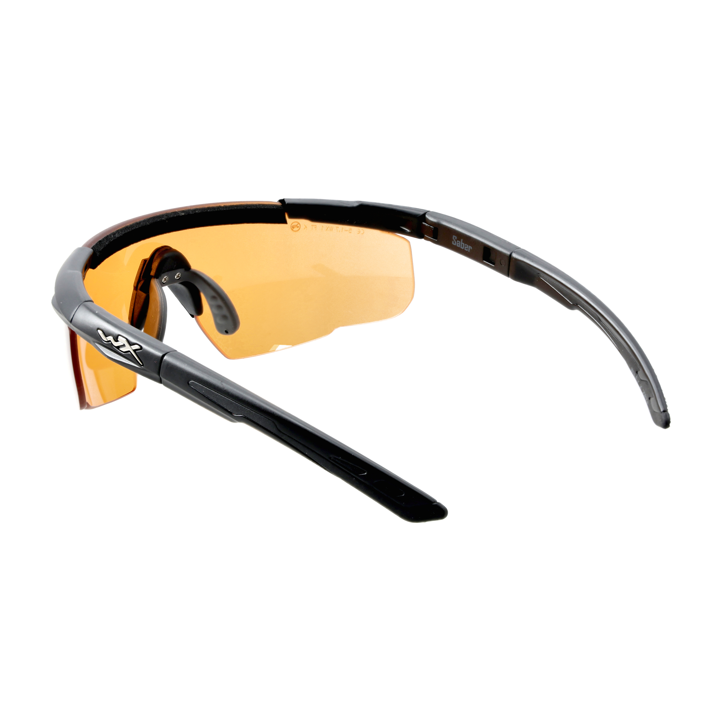 Okulary taktyczne Wiley X Saber Advanced 306 smoke / light rust, czarne oprawki - obrazek 2