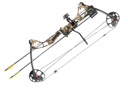 Łuk bloczkowy dla dorosłych i młodzieży Poe Lang Rex Quad 20-65 lb 28" kamuflaż