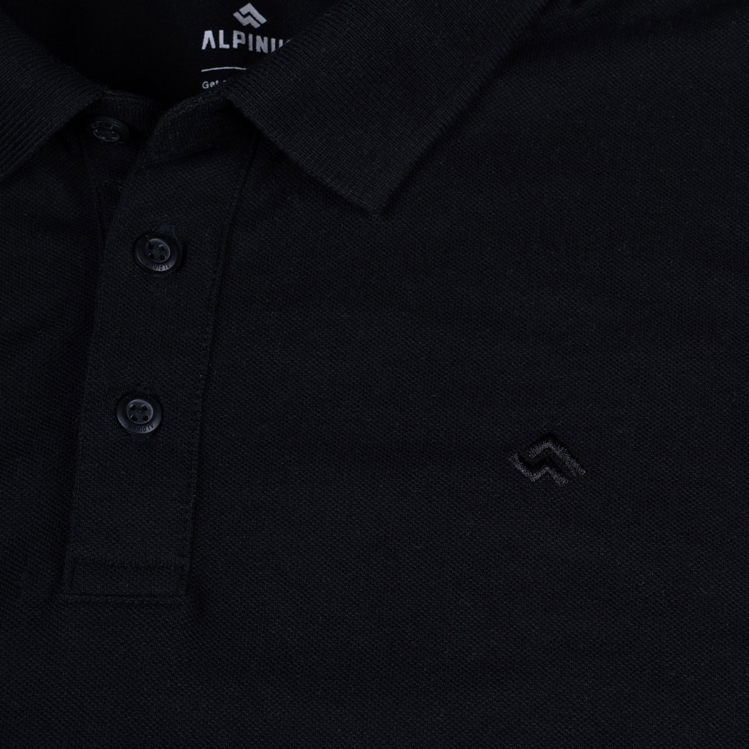 Koszulka polo męska Alpinus Sherali, czarna 3XL - obrazek 2