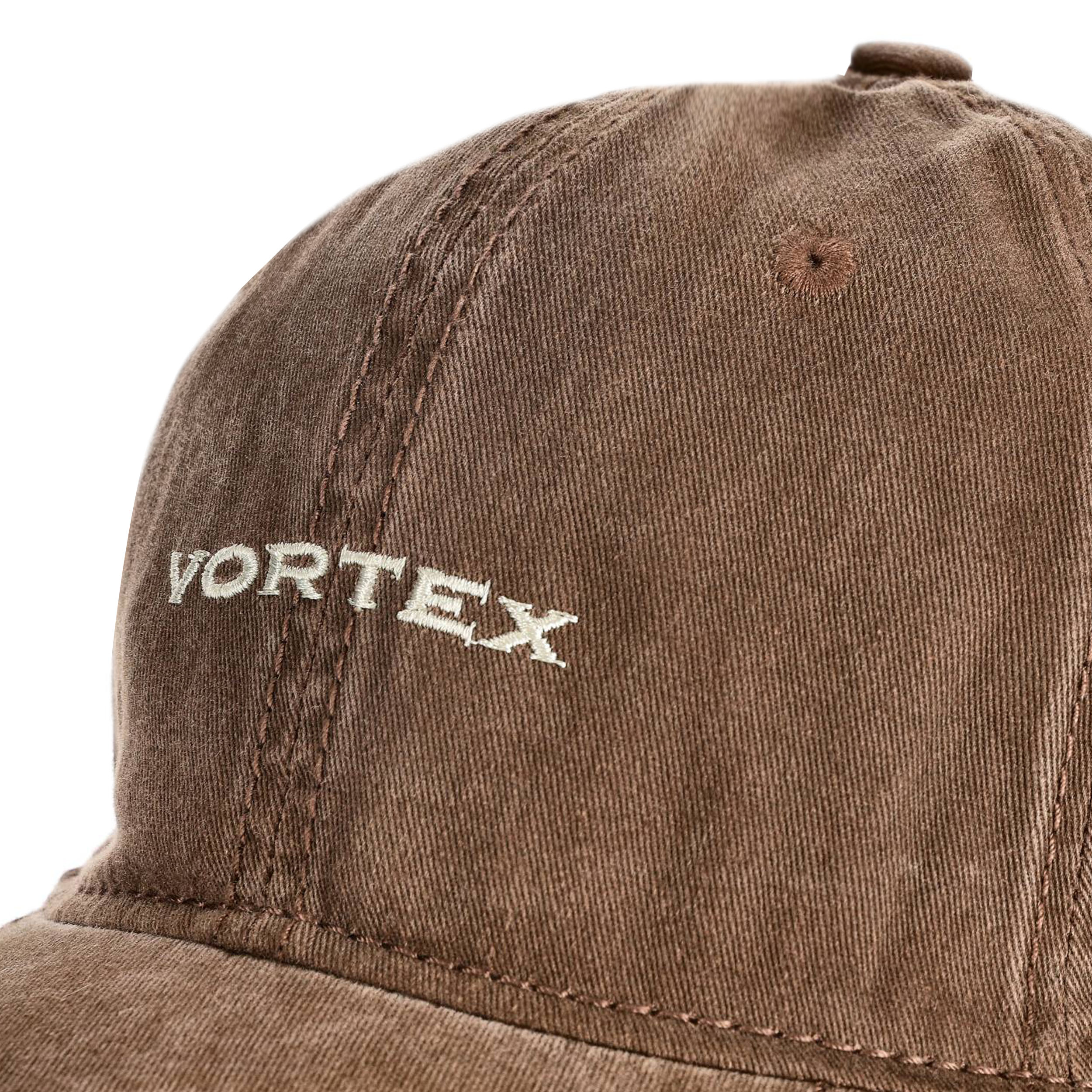 Czapka z daszkiem męska Vortex Logo Cap brązowa - obrazek 3