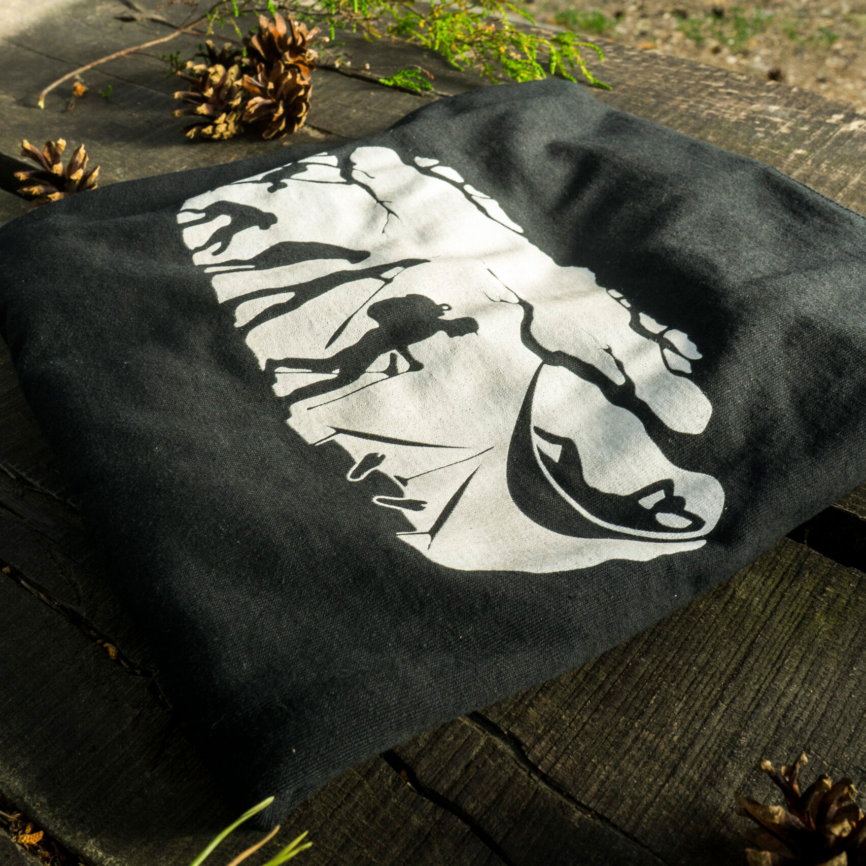 Koszulka męska TigerWood Bushcraft Evolution czarna L - obrazek 3