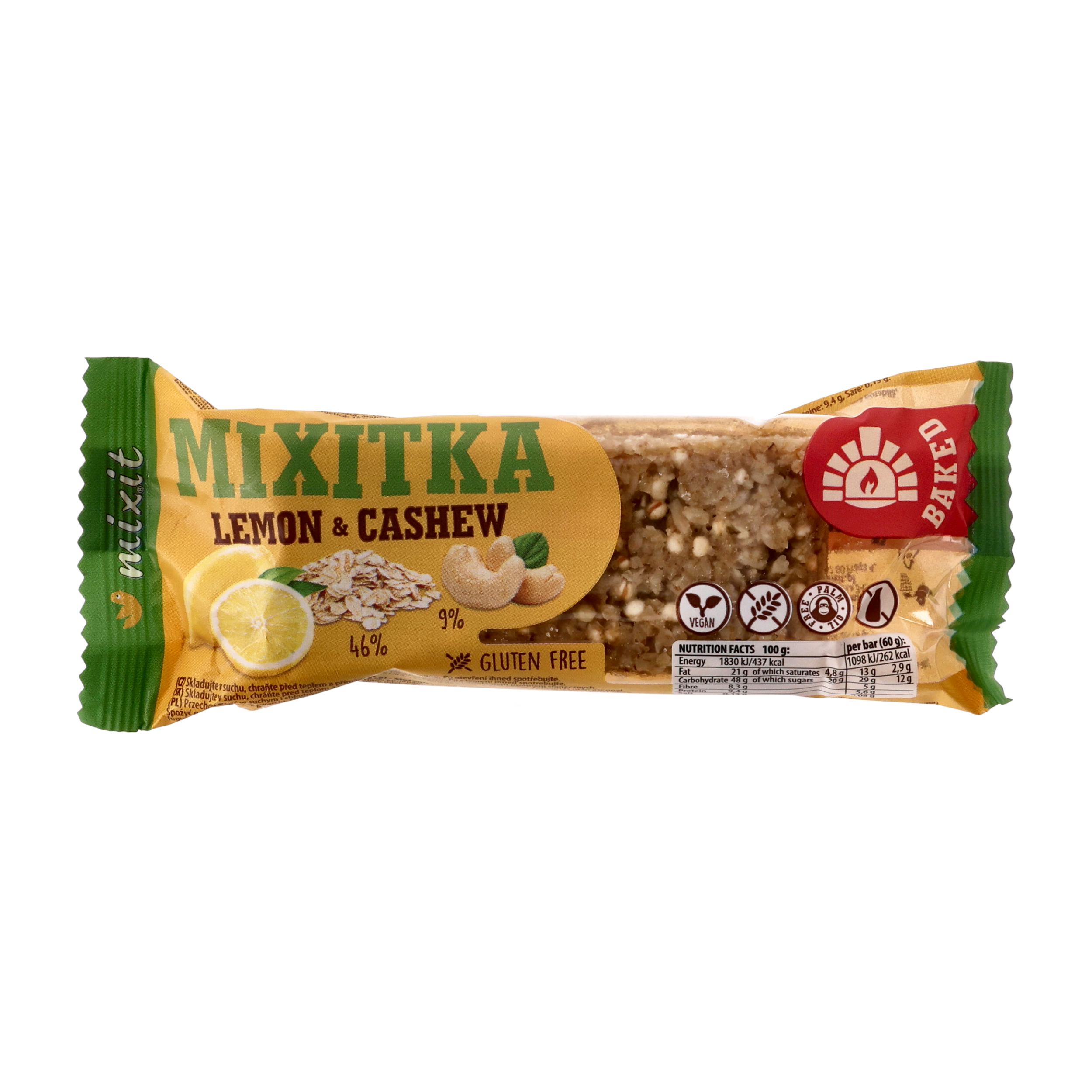 Mixitka Mixit orzechy nerkowca z cytryną 60 g