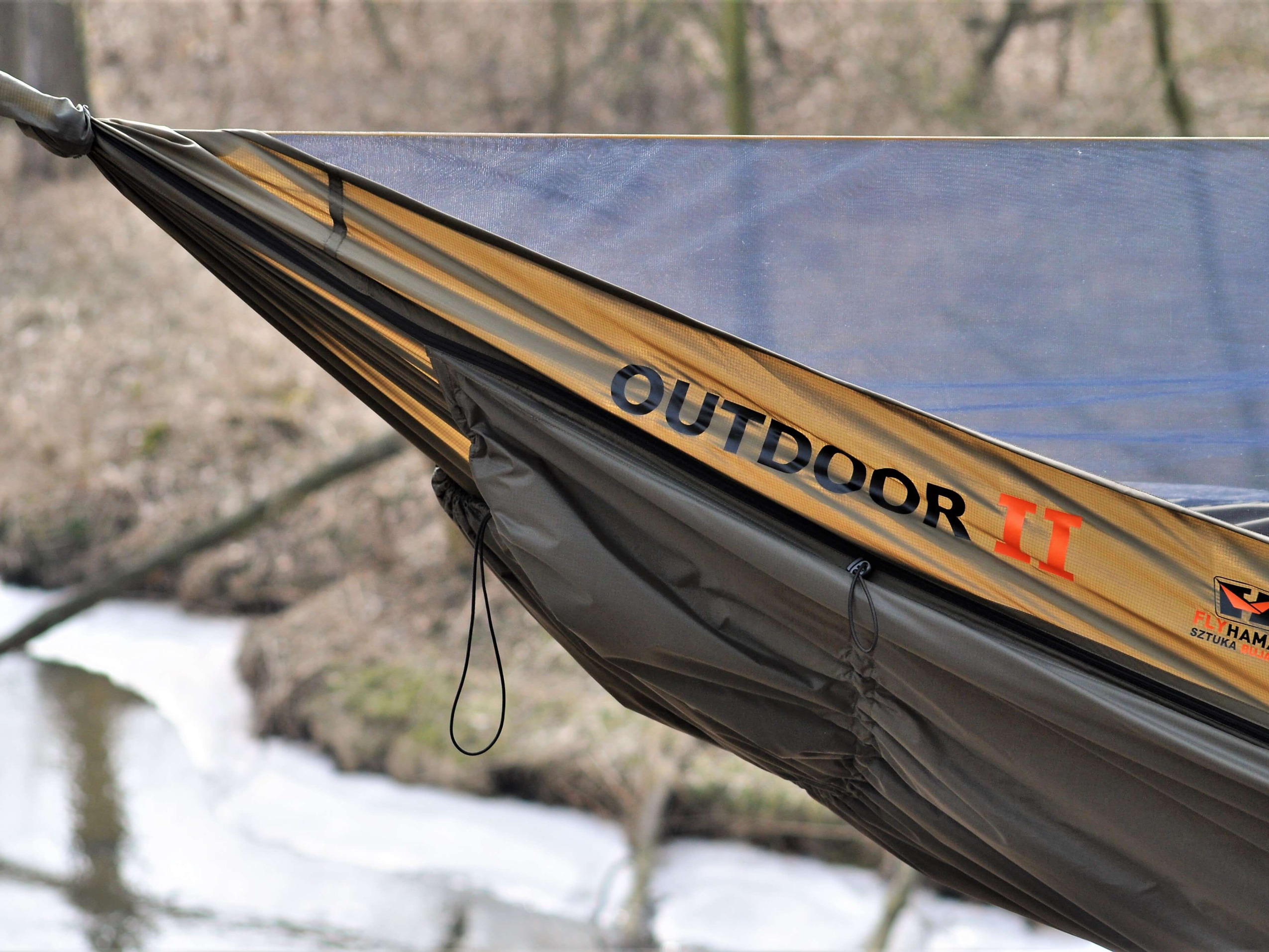 Hamak Flyhamak OutDoor II ciemnooliwkowy - obrazek 4