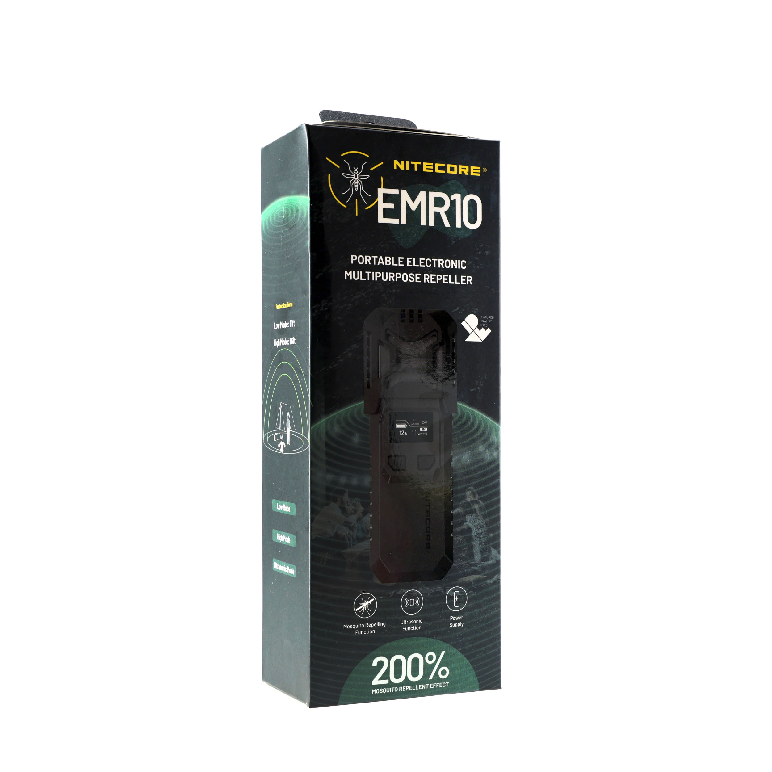 Odstraszacz komarów 2w1 Nitecore EMR10 Lite czarny - obrazek 6