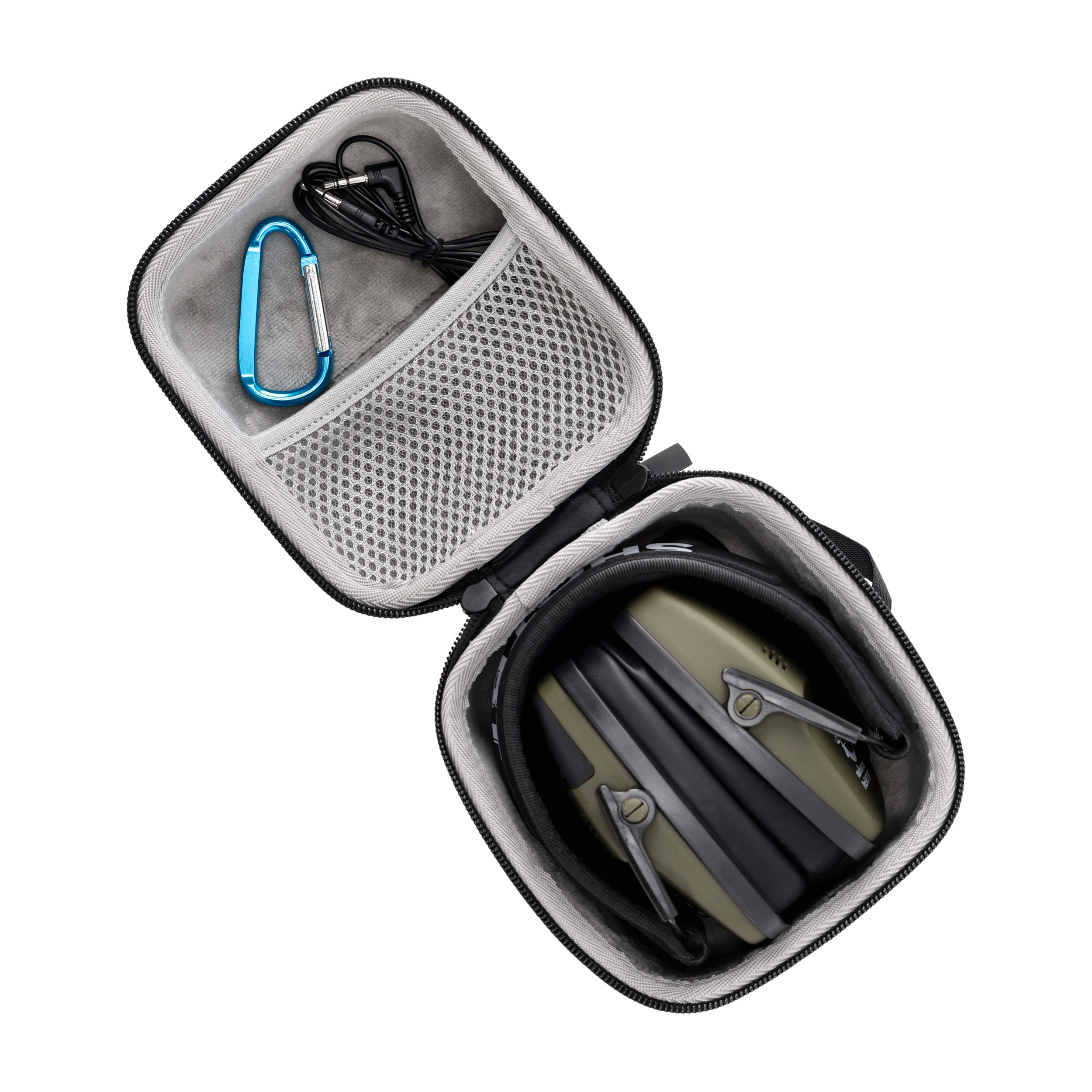 Ochronniki słuchu aktywne RealHunter Active ProSHOT BT oliwkowe - obrazek 6