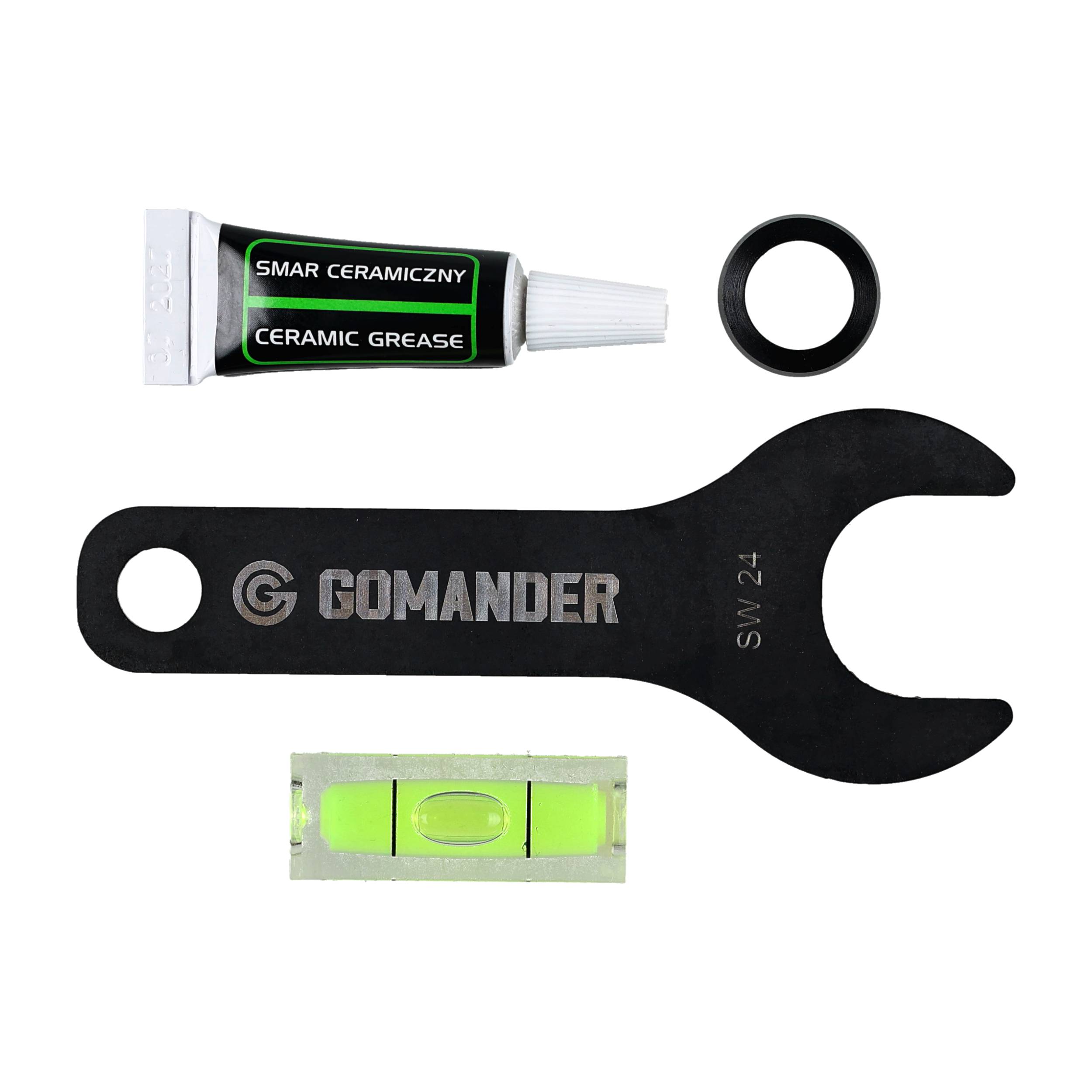 Hamulec wylotowy Gomander Raptor 7,62 5/8x24 UNEF czarny - obrazek 4