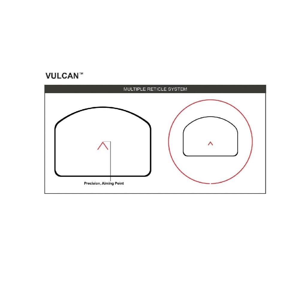 Kolimator Primary Arms by Holosun HE509-RD Solar Powered w/MOS mounting plate ACSS Vulcan - obrazek 4