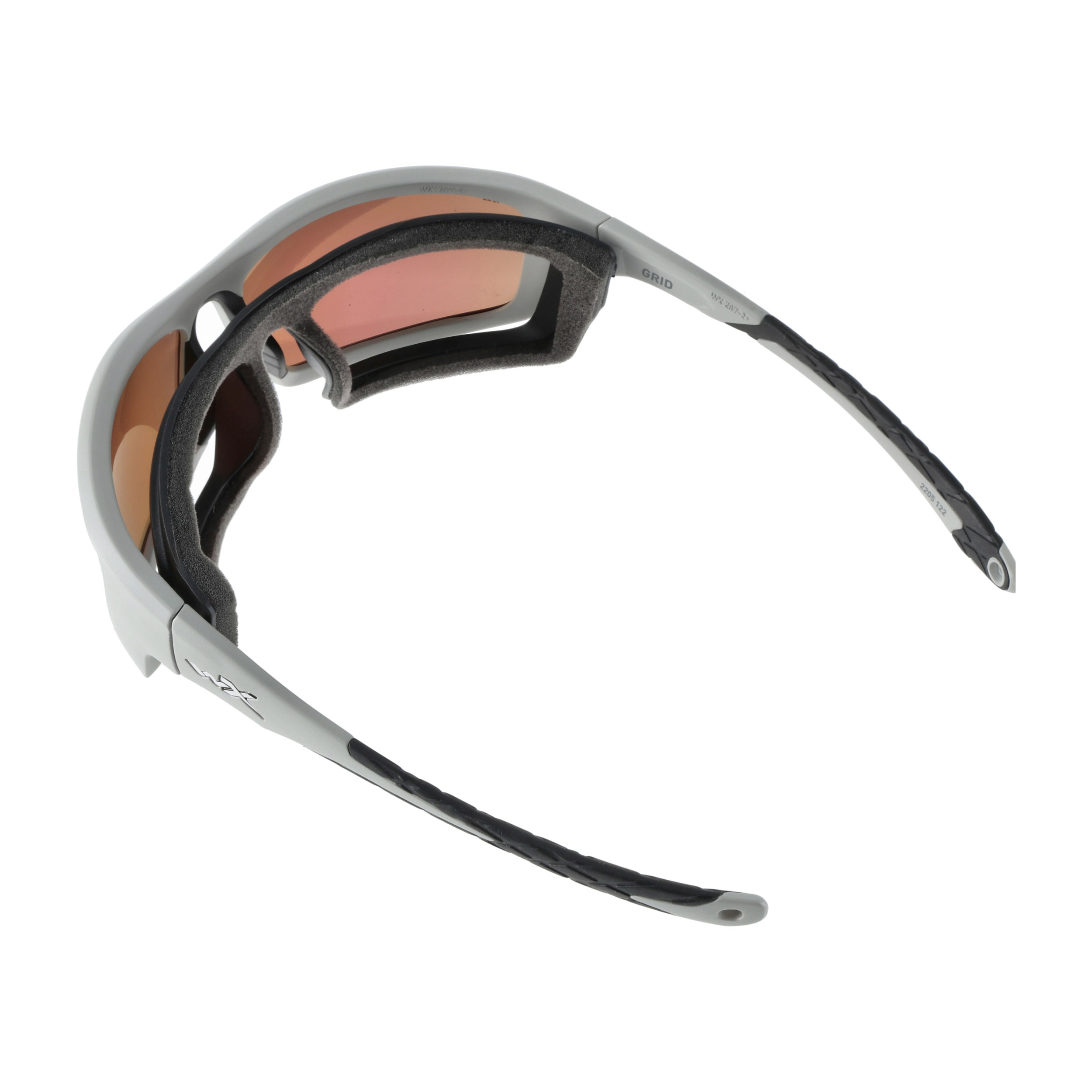 Okulary polaryzacyjne Wiley X Grid Captivate CCGRD07 green mirror, popielate oprawki - obrazek 5