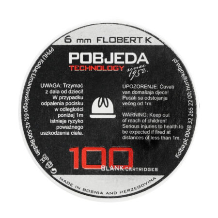 Amunicja hukowa PTG 6 mm Flobert K Short 100 szt.