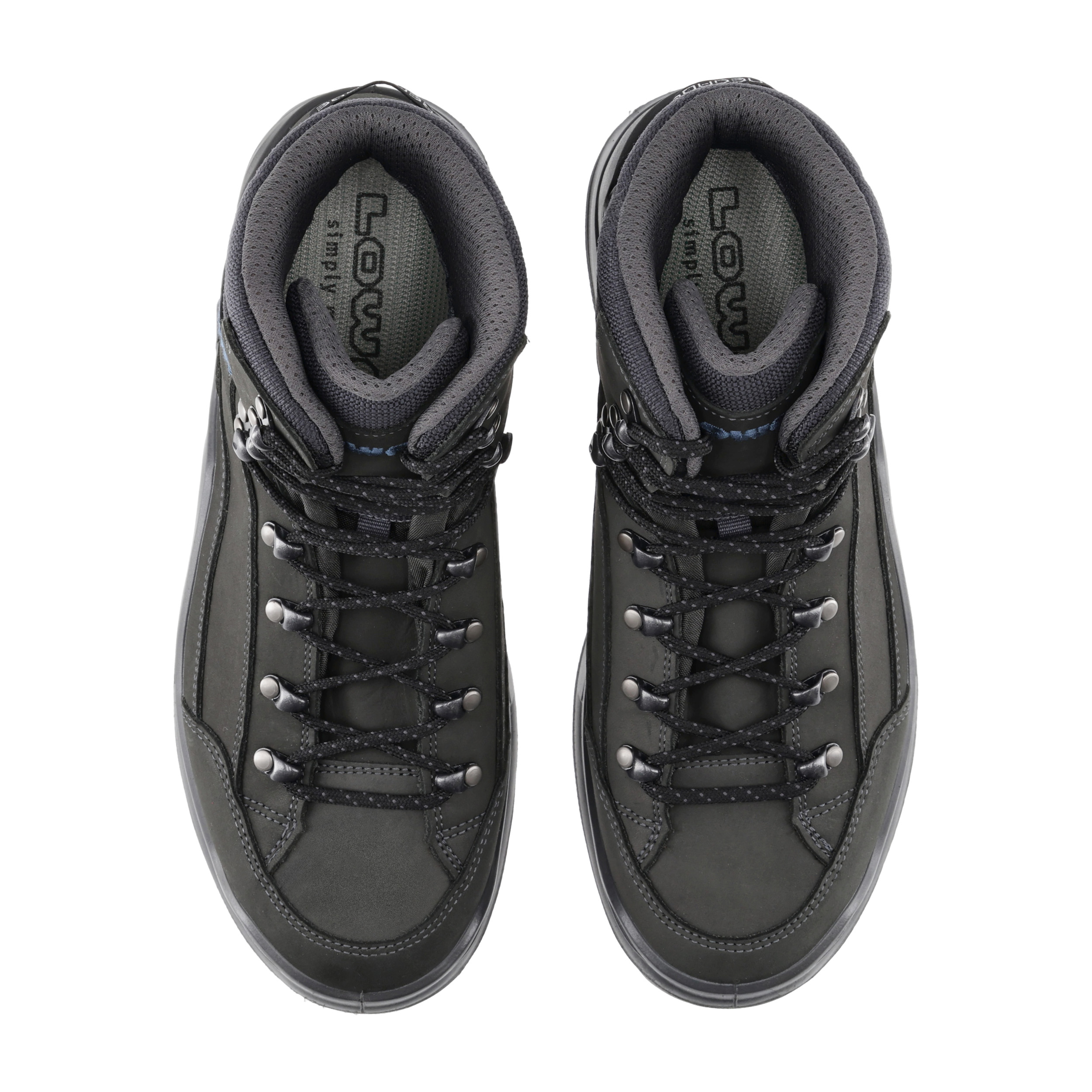 Buty męskie LOWA Renegade GTX mid, antracyt/niebieski 42,5 - obrazek 7