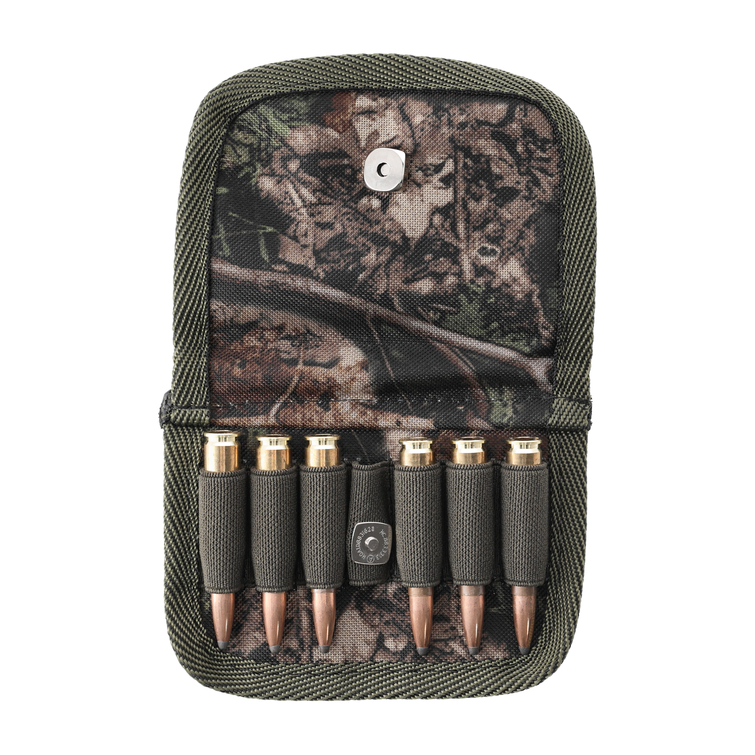 Ładownica myśliwska Forsport na 6 sztuk amunicji kulowej kamuflaż - obrazek 3