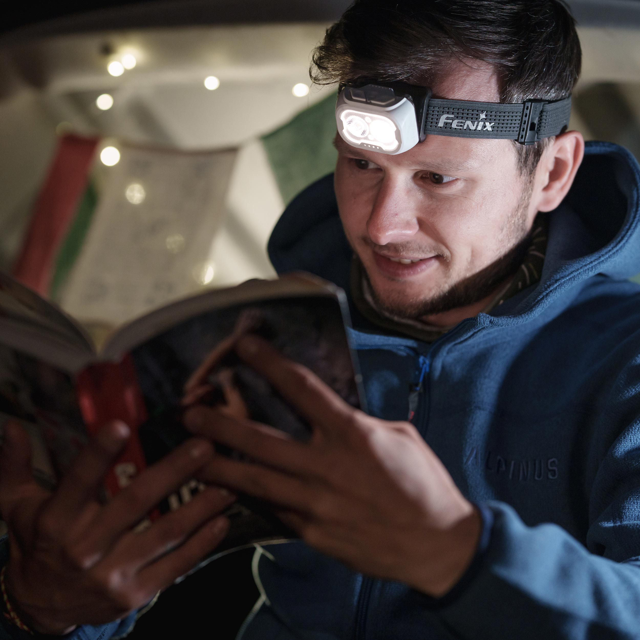 Latarka czołowa Fenix HL18R-T V2.0 biała - obrazek 8