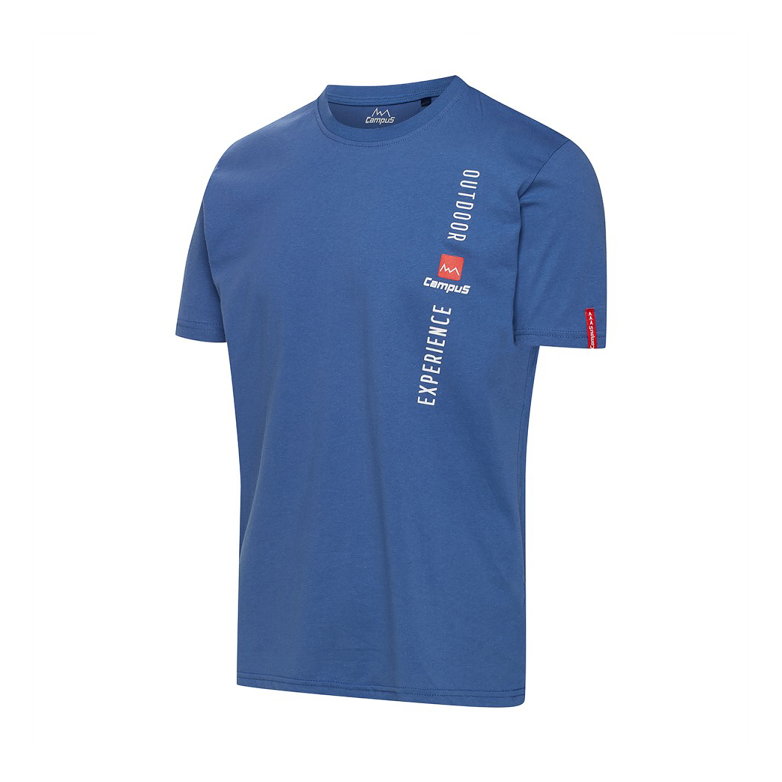 Koszulka męska Campus Norrund, niebieska L - obrazek 3