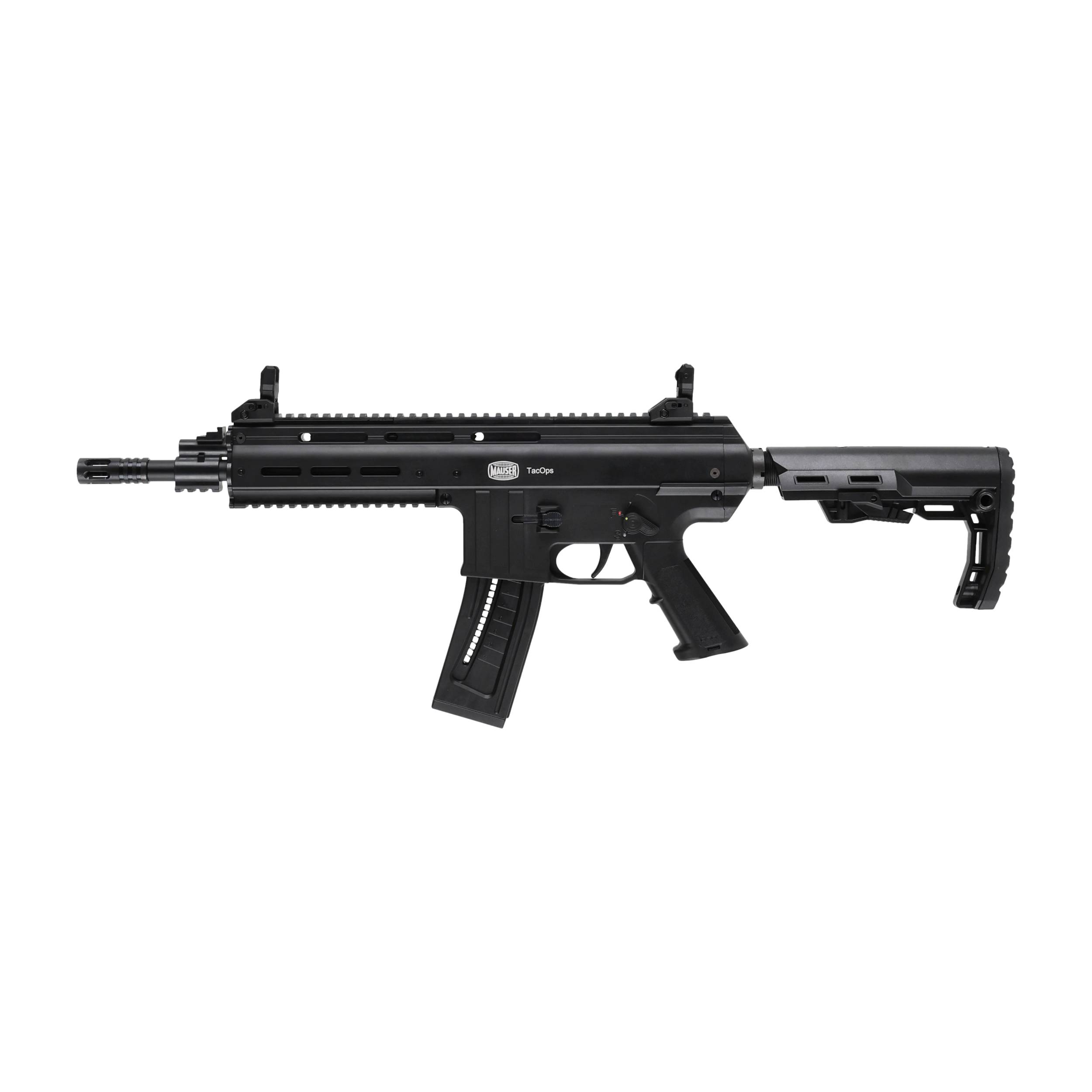Karabinek bocznego zapłonu Mauser M15 TacOps kal. 22 LR Black