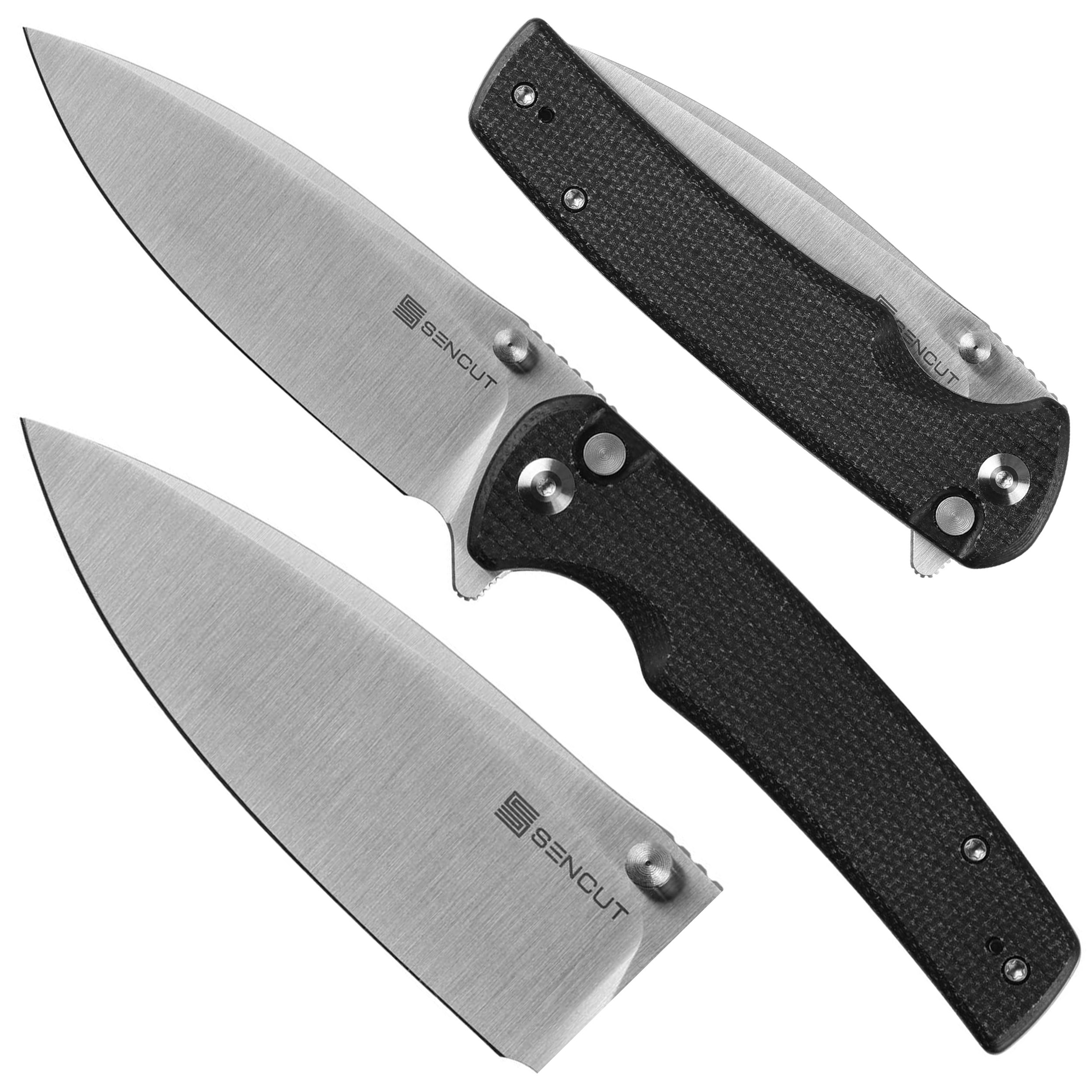 Nóż składany Sencut Sachse S21007-1 black micarta - obrazek 8