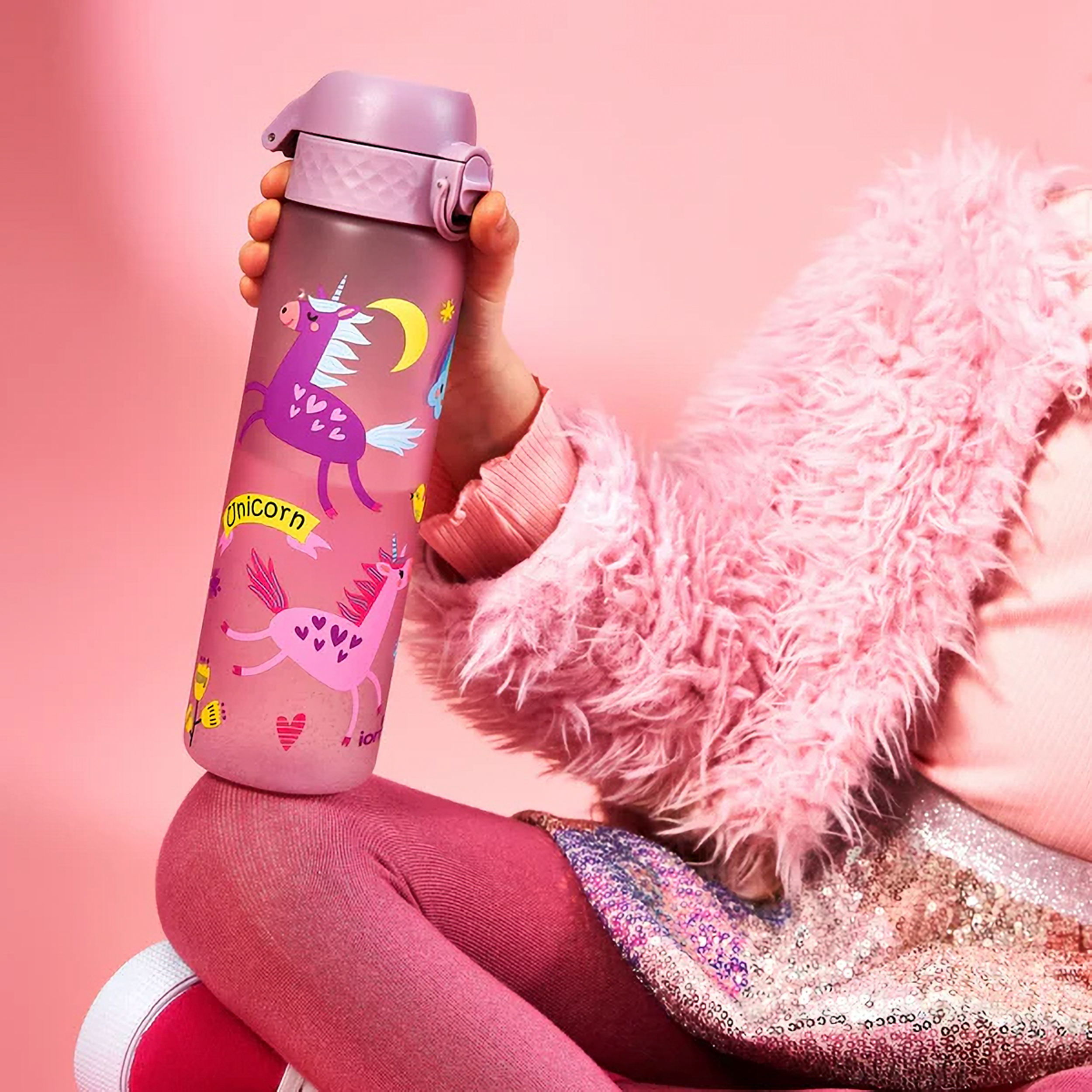 Bidon ION8 500 ml Jednorożec - obrazek 6