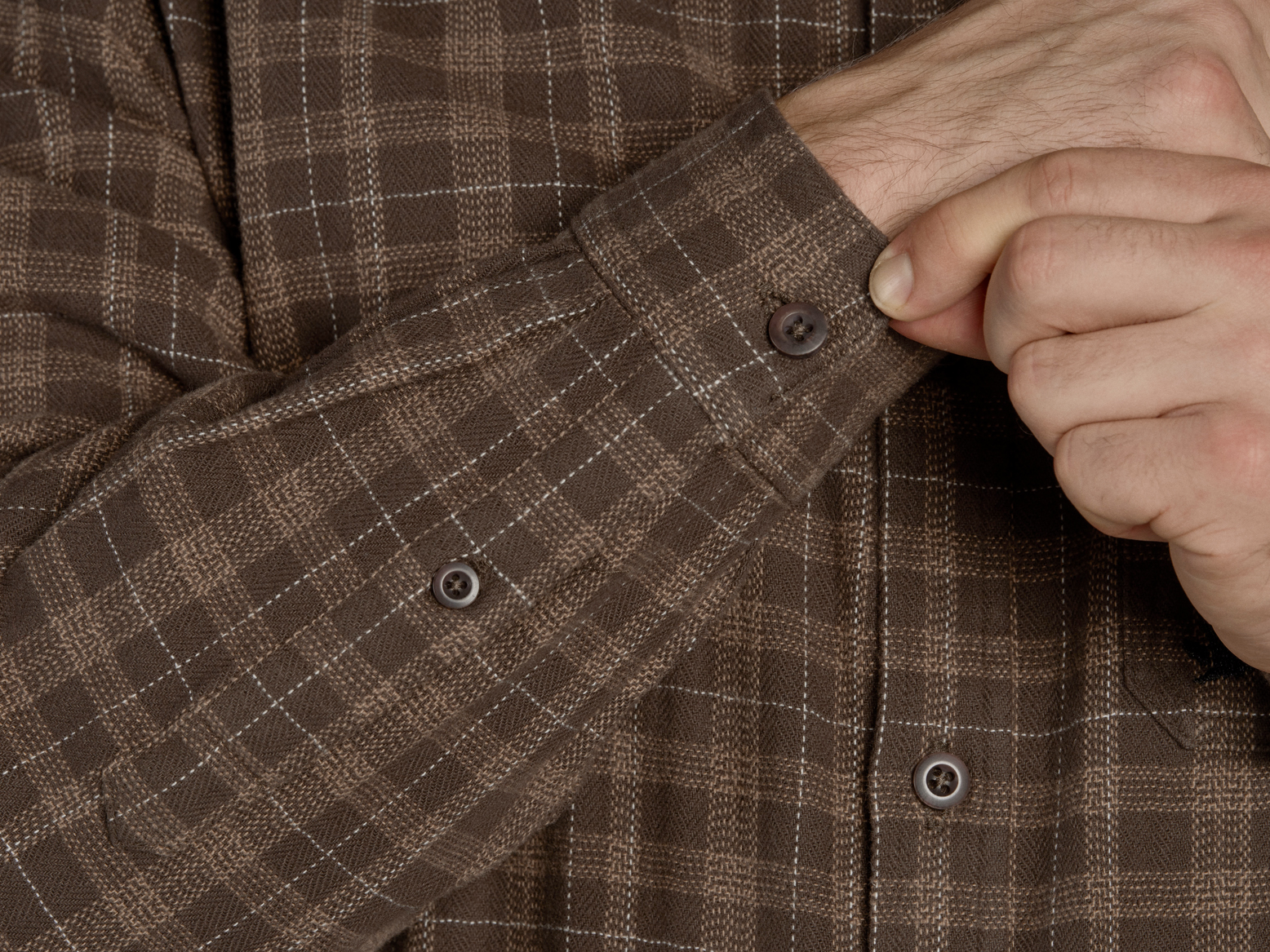 Koszula Seeland Stalk brązowa - obrazek 4