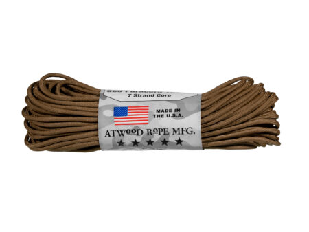 Paracord Atwood Rope MFG 550-7 4mm 30,48m coyote brązowy