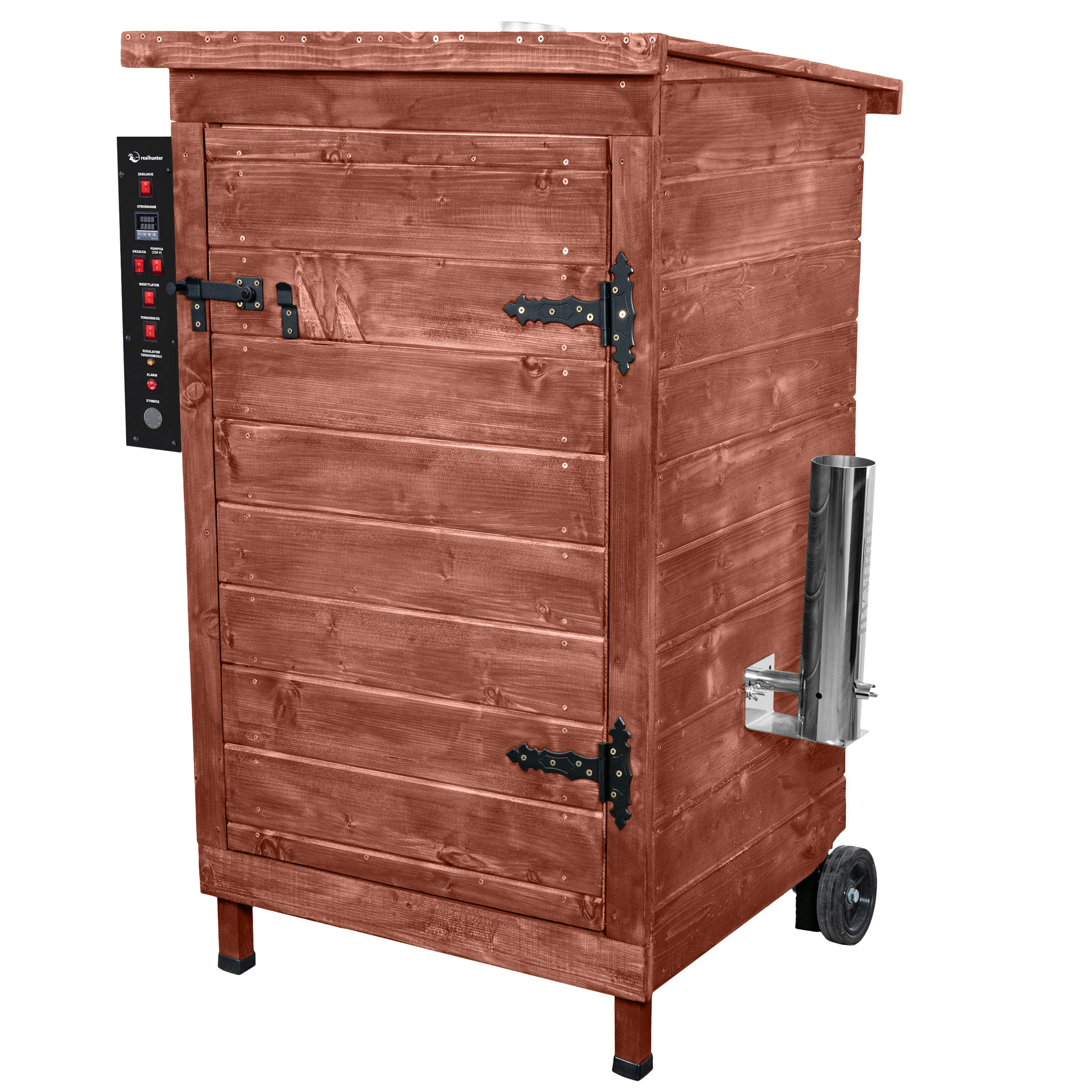 Wędzarnia smoker RealHunter Premium 200 l 2000W orzech - obrazek 2