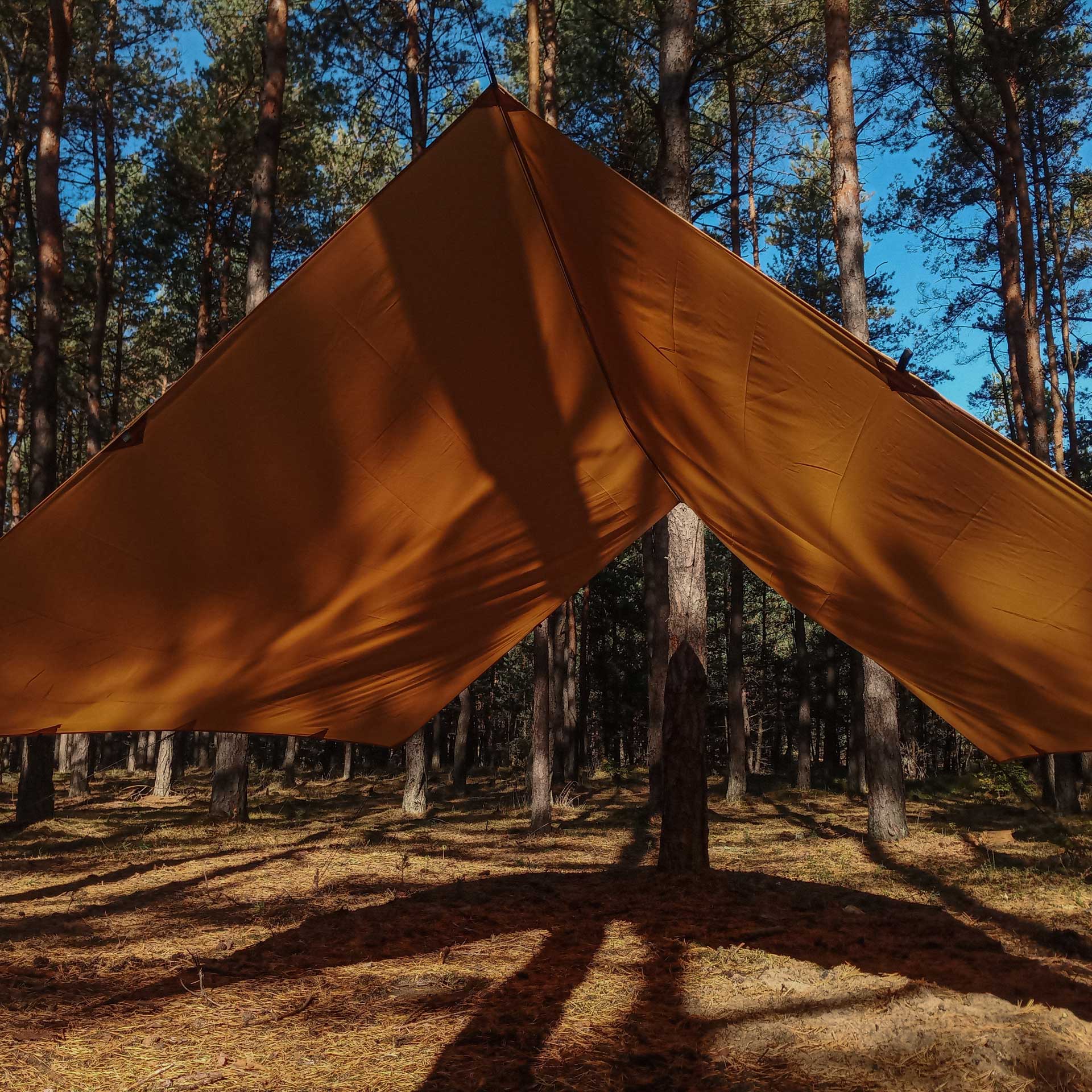 Tarp TigerWood 3 m x 3 m coyote - obrazek 4