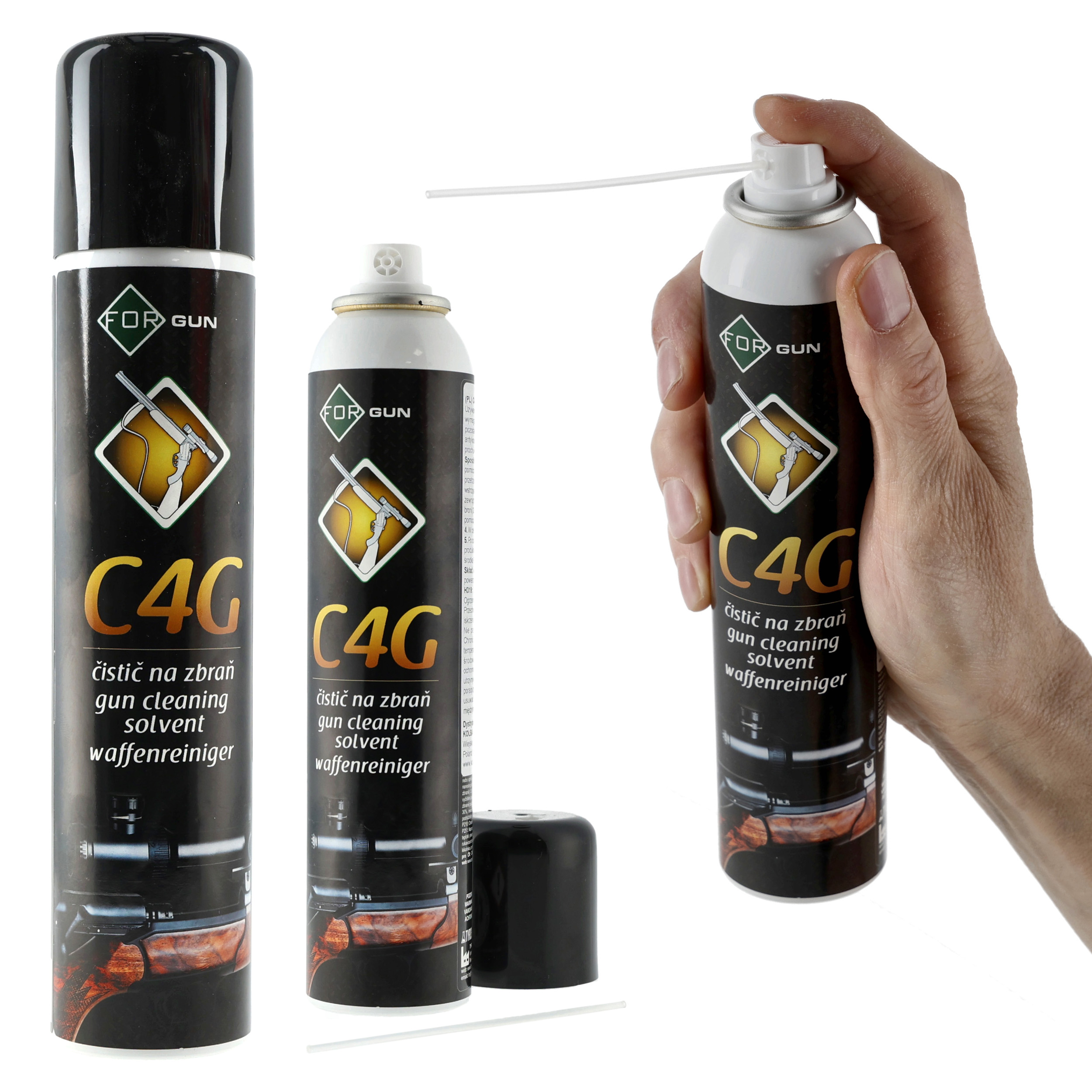 Środek do czyszczenia broni For C4G 200 ml spray - obrazek 7