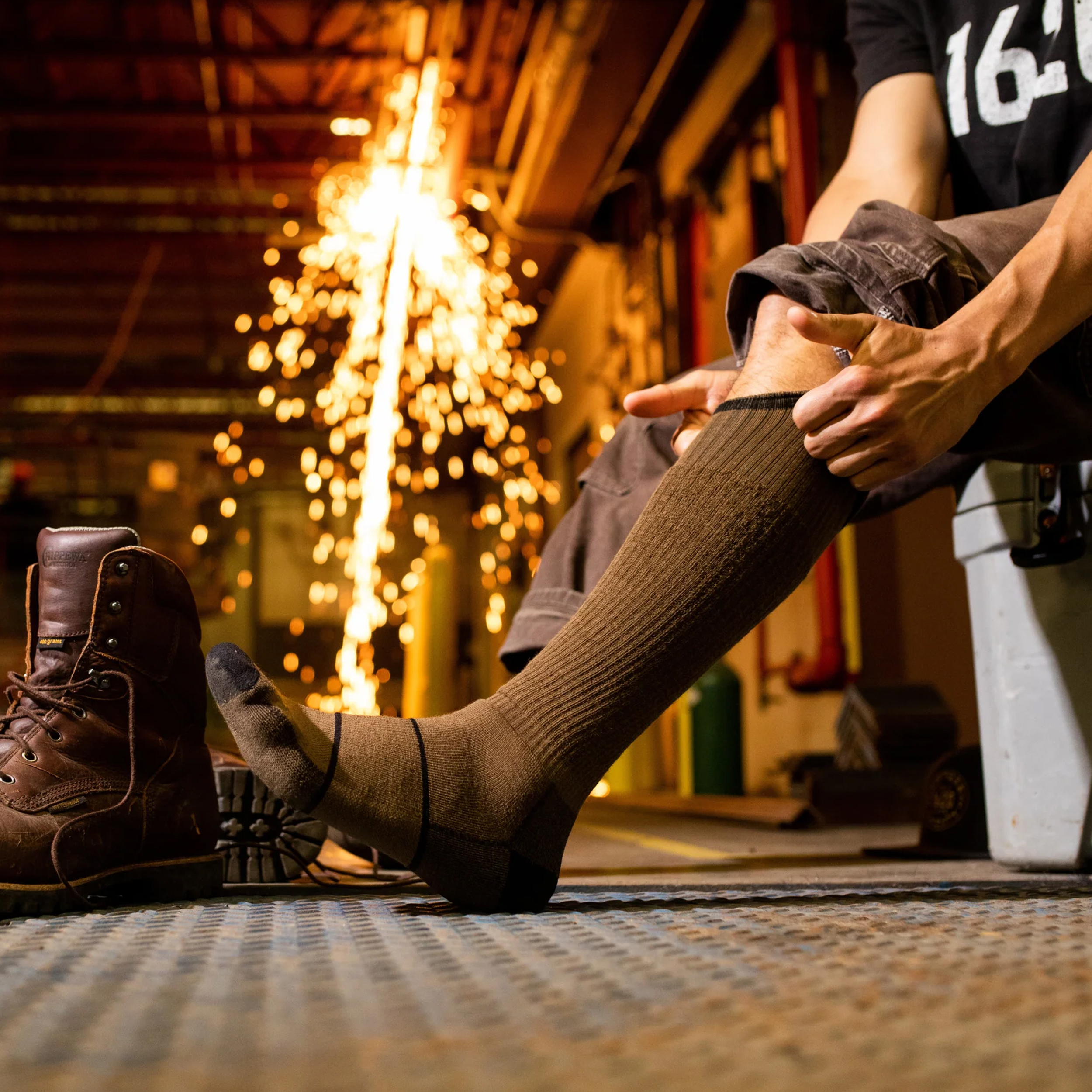 Skarpety robocze męskie Darn Tough Paul Bunyan Timber 41-42.5 - obrazek 7