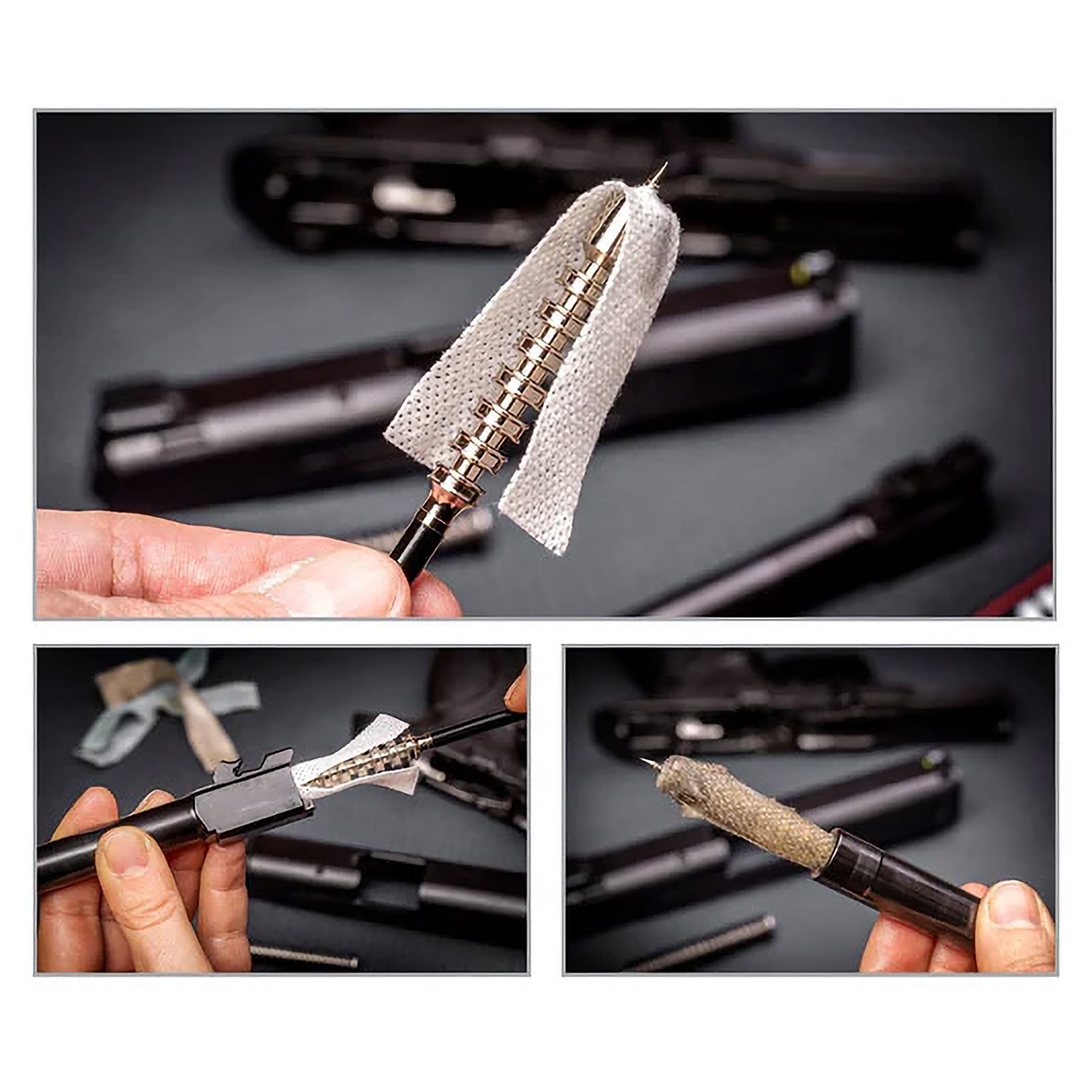 Zestaw przecieraków do broni Real Avid Bore-Max Speed Jag Patches .22 .30 250 szt. AVBMPATCH8 - obrazek 4