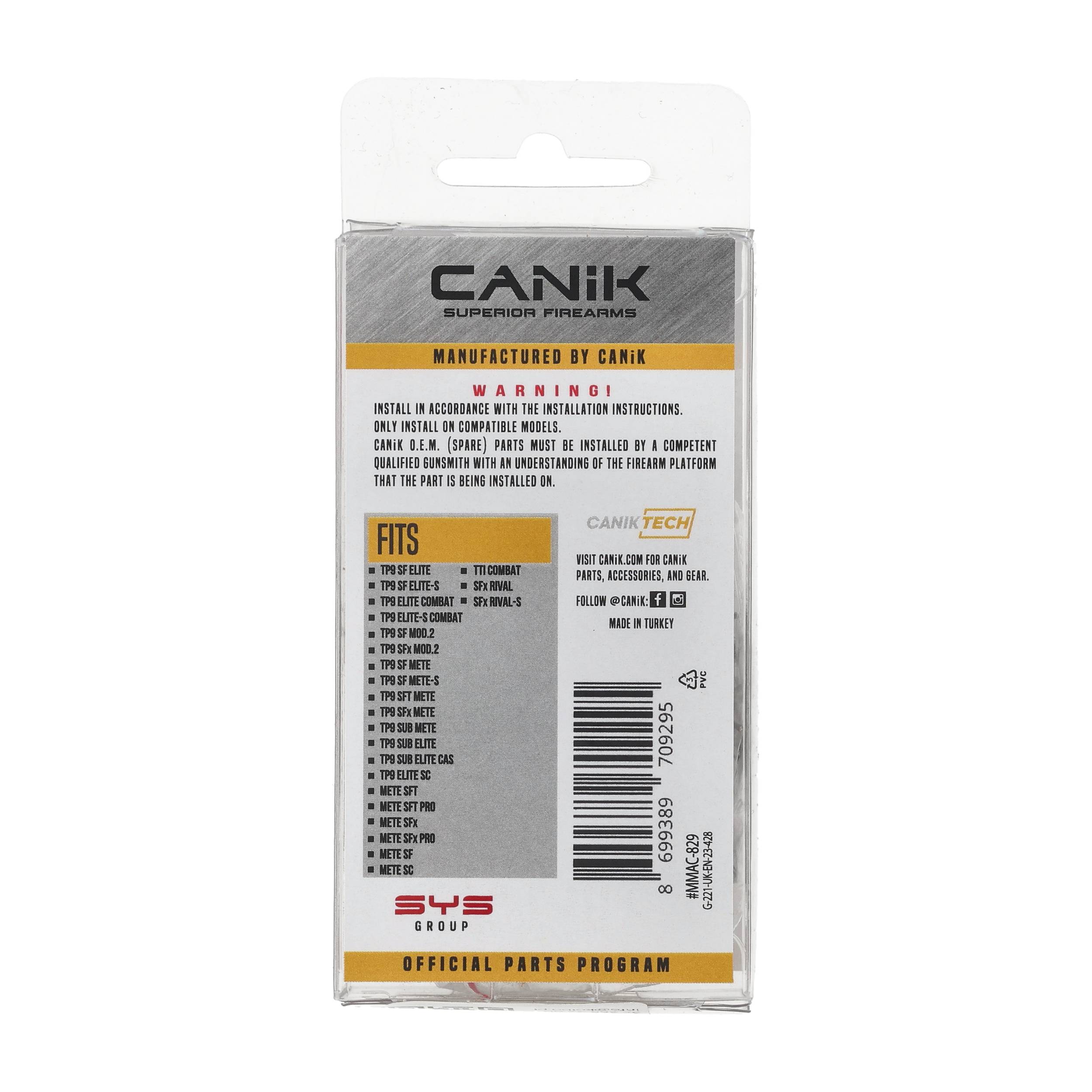 Zestaw sprężyn zrzutu zamka do pistoletów Canik TP9 MMAC-829 - obrazek 2