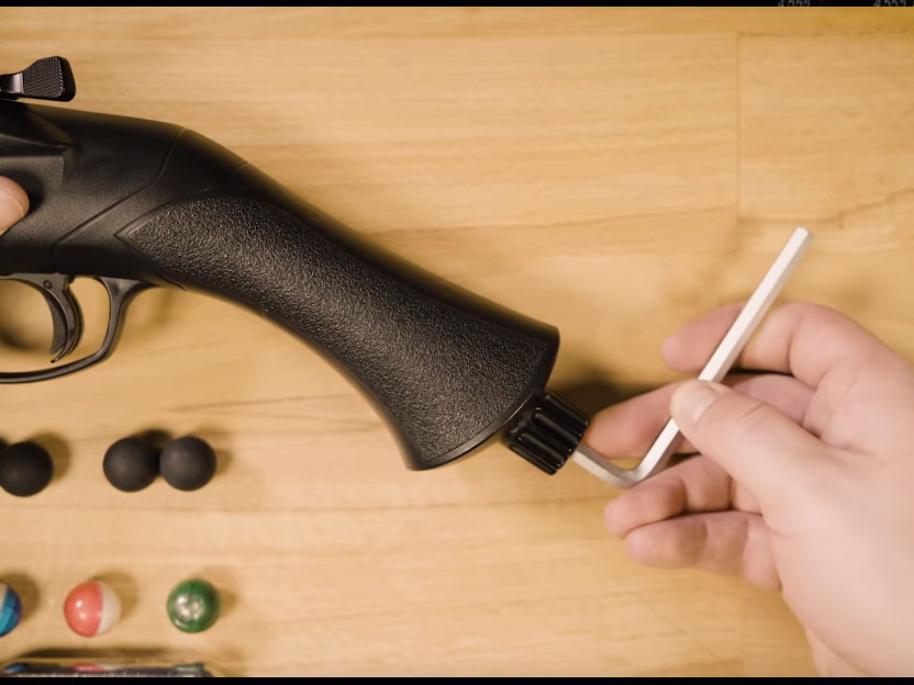 Strzelba lupara obrzyn na kule gumowe RAM Umarex T4E HDS 68 kal. .68 CO2 - obrazek 3